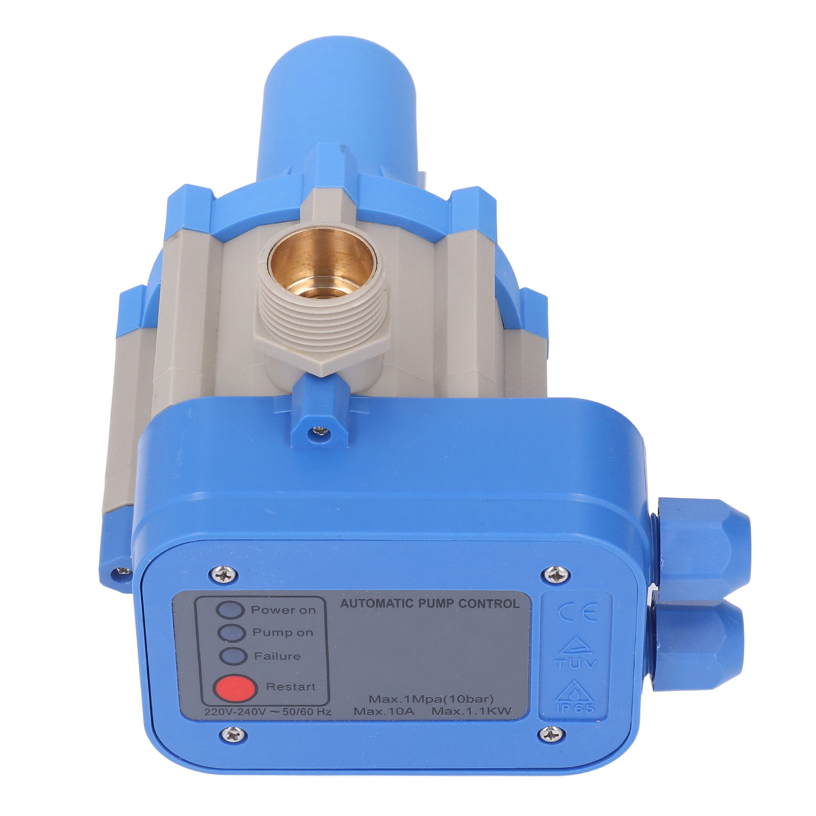 Wasserpumpensteuerung Ip65 Wasserdicht, Gehäuse Aus Hochfestem Abs-kunststoff, Intelligenter Wasserpumpendruckregler, 220-240 V (1,1 Kw)