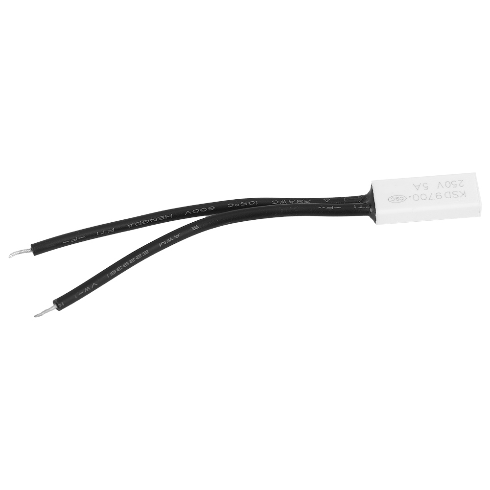 2 Stück Ksd9700 Temperaturregler (normalerweise Geschlossen) Mit Thermoschutzschalter Und Kunststoffsensor 80℃