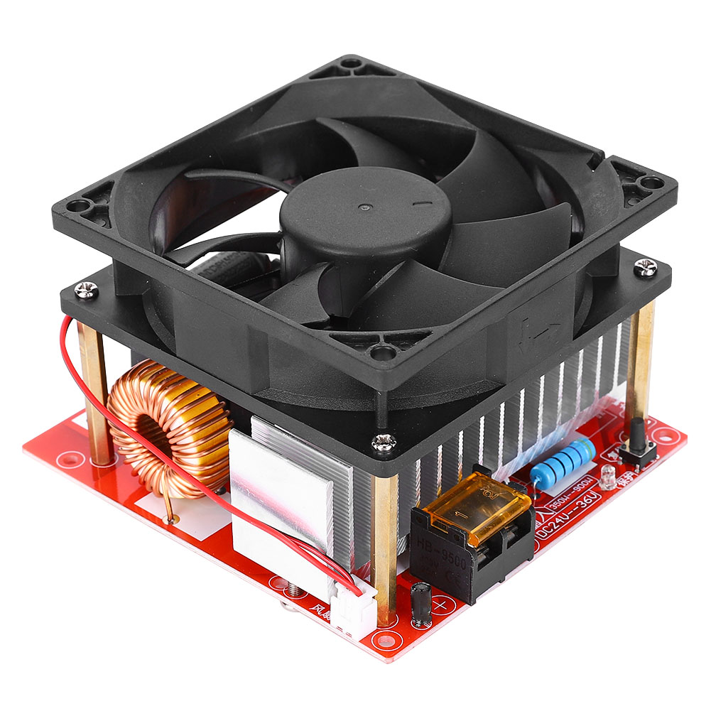 Dc24v-36v 500w Zvs Niederspannungs-induktionsheizplatine Mit Lüfter Und Heizspule