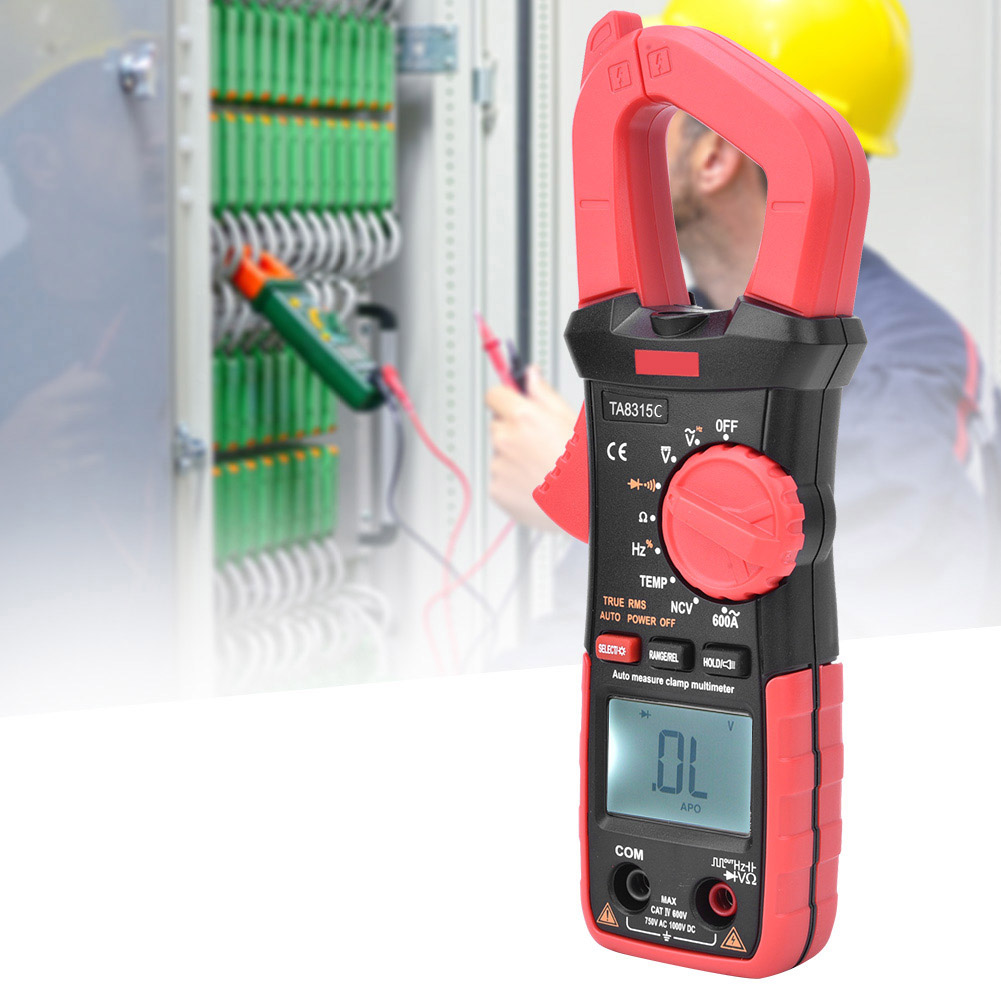 Ta8315c Multifunktionales Digitales Handmultimeter Mit Display Und Stromzangenfunktion – Spannungs- Und Strommesser