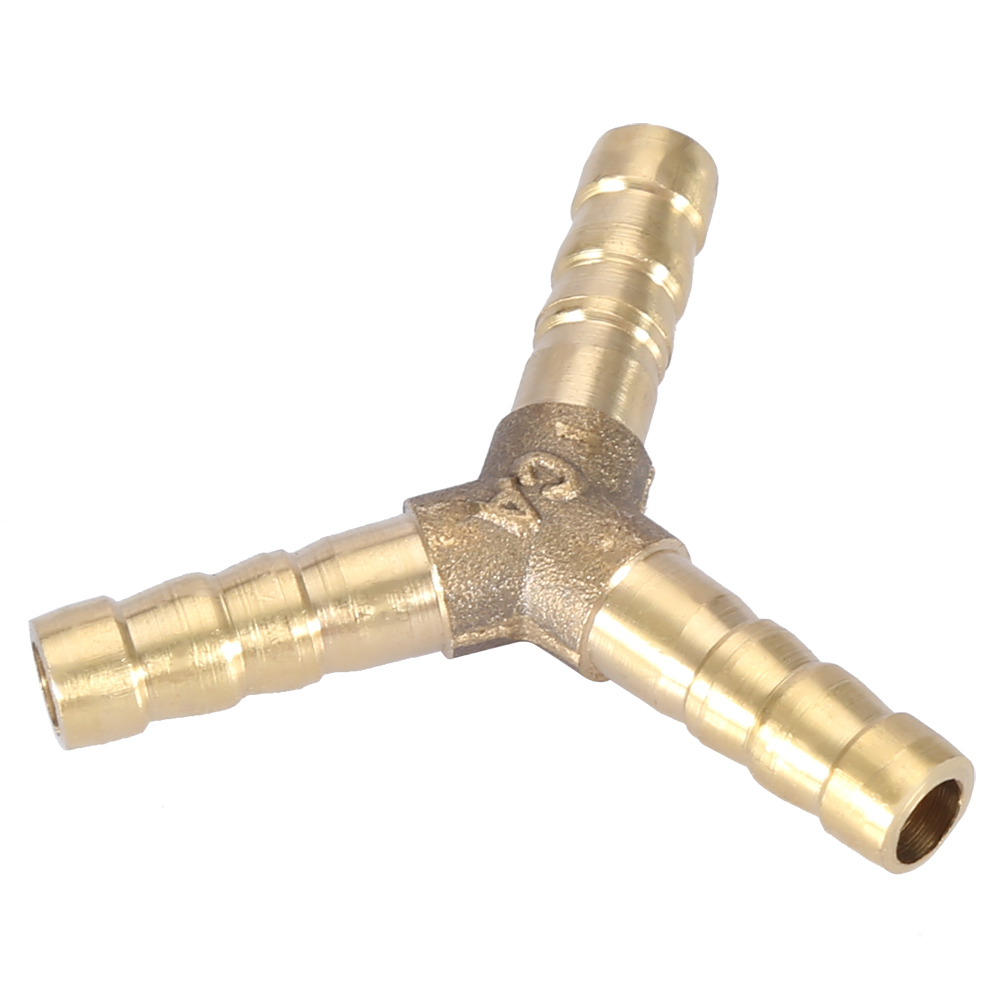 Y-förmiger 3-wege-verbinder Aus Messing Mit Anschlüssen Für Luft, Wasser Und Gas (außendurchmesser 6 Mm, 4 Stück).
