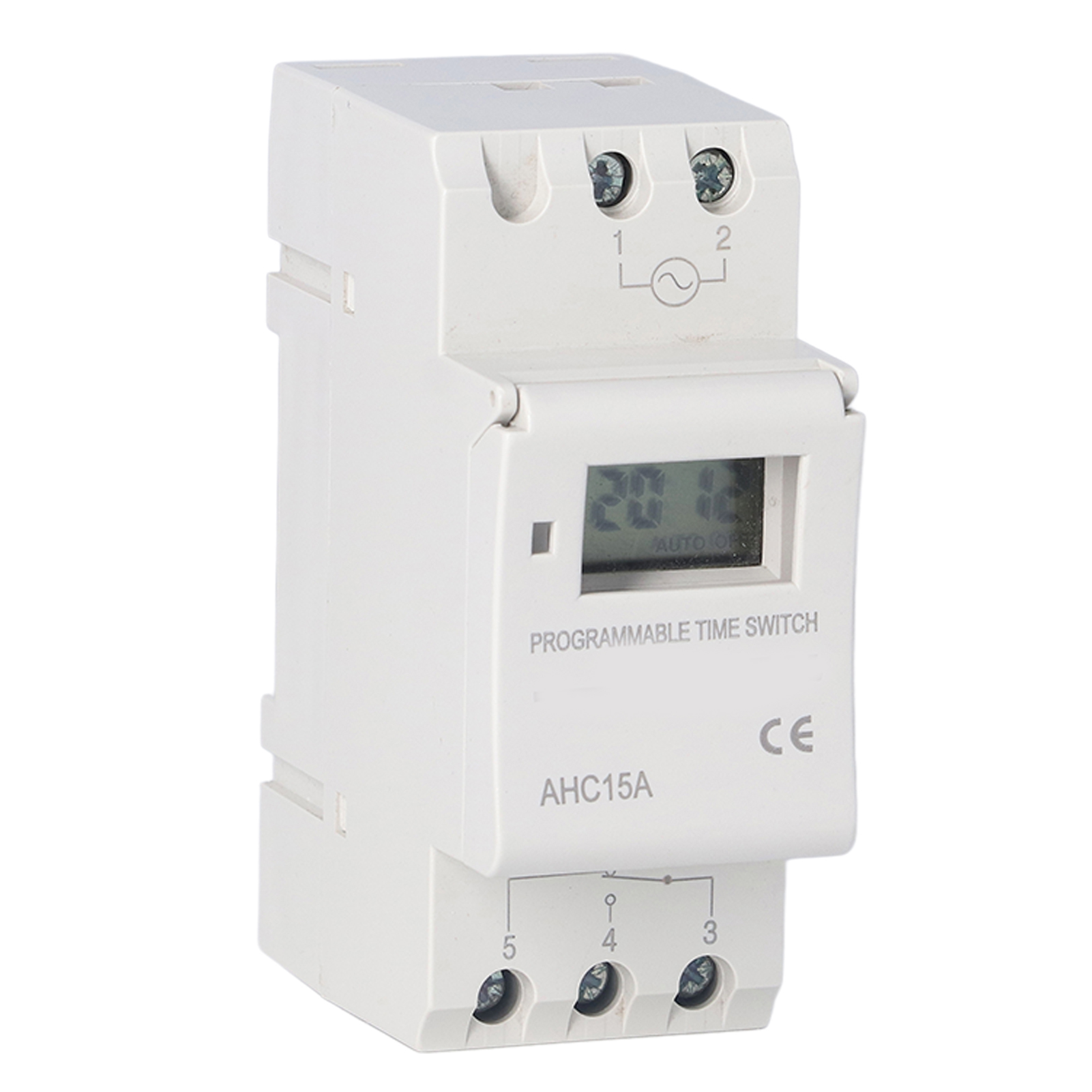 Digitaler Lcd-wochentimer Mit Din-anzeige Für Eisenbahnen Und Industrieanlagen, Wechselstrom 220–240 V, Ahc15a