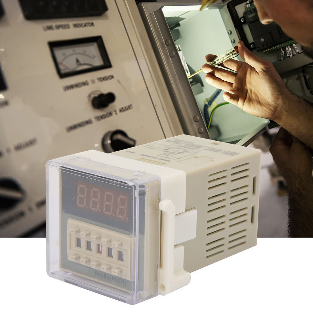 O111rom Dh48s-2z Lcd-display-timer-verzögerungsrelais 8-polig 0,01s-9999h (220vac)