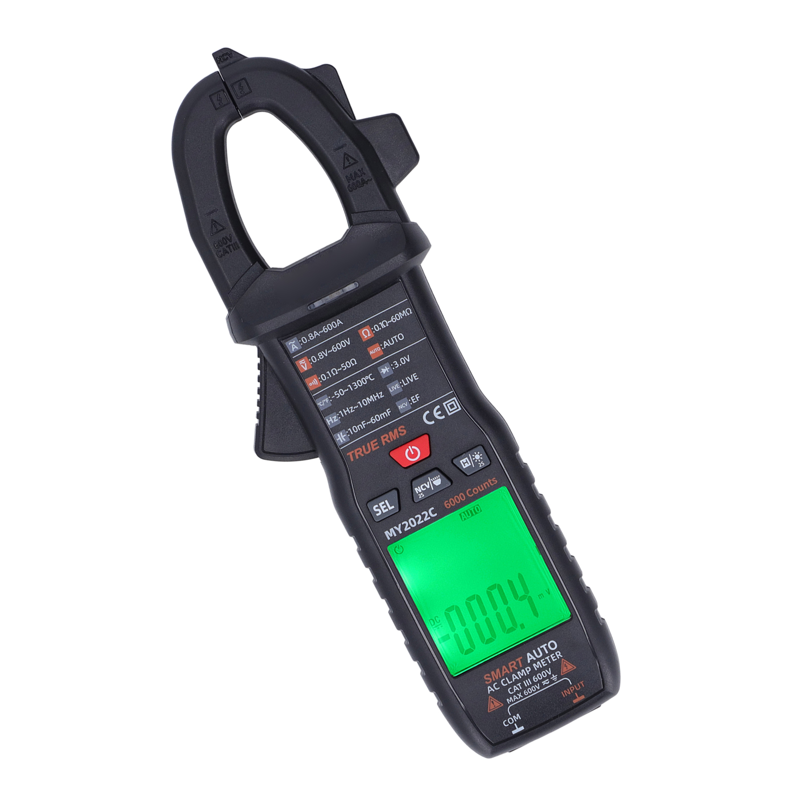 Digitales Zangenamperemeter, Multimeter, Wechsel- Und Gleichspannungsprüfer, Widerstandsmesser, Amperemeter