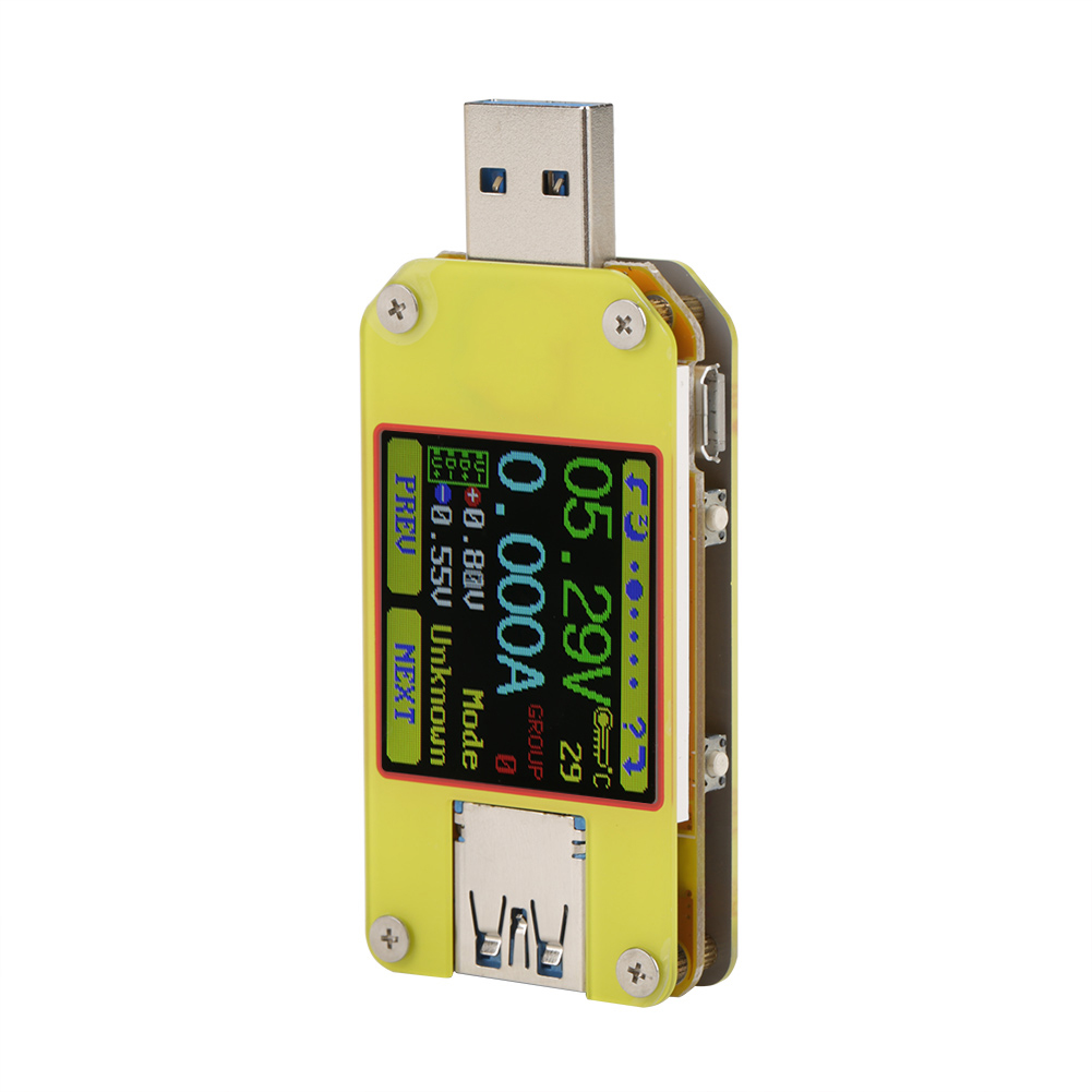 Spannungs- Und Strommessgerät Typ C App Für Usb3.0 Farbdisplay-tester (um34c)