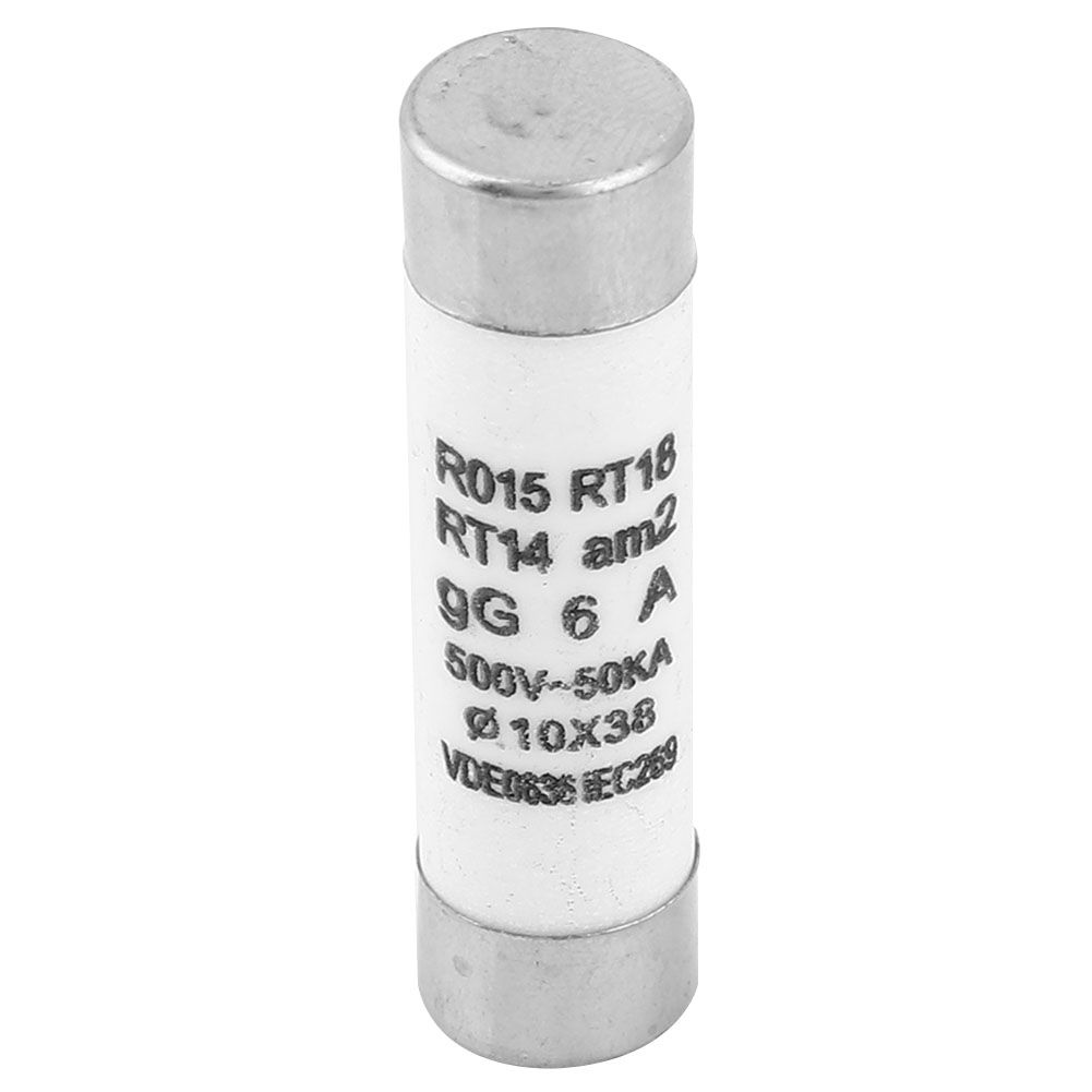 10 Hochleistungs-zylindersicherungen Mit Anzeige 10x38 380-500vac (6a)