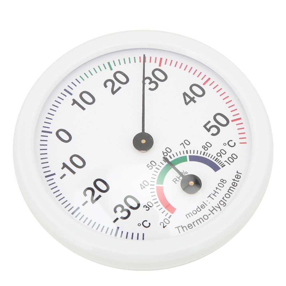Präzises Gerät Zur Messung Von Temperatur Und Luftfeuchtigkeit In Innenräumen (th108, Weiß)
