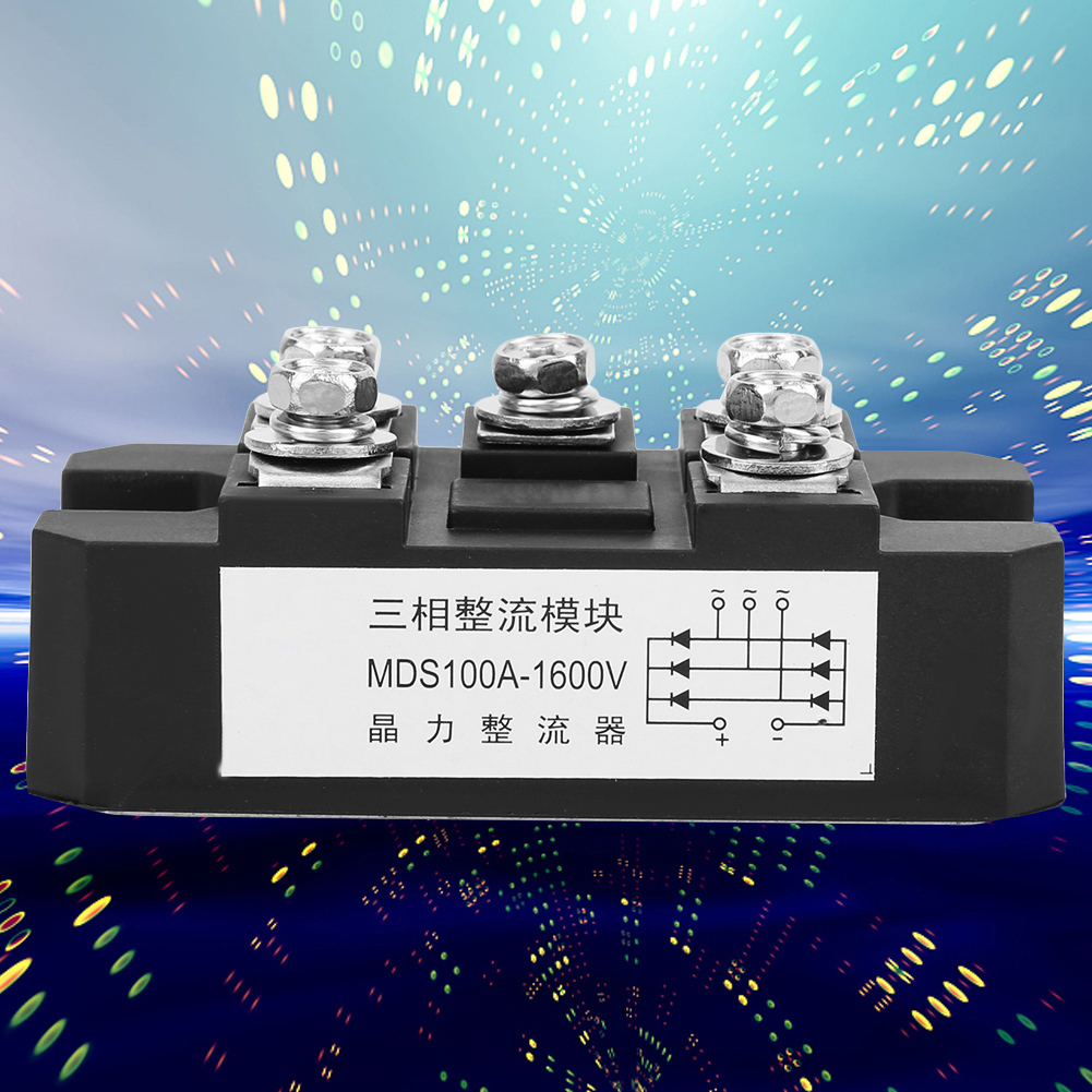Mds-100a 1600v 5-poliger 3-phasen-vollwellen-diodenmodul-brückengleichrichter
