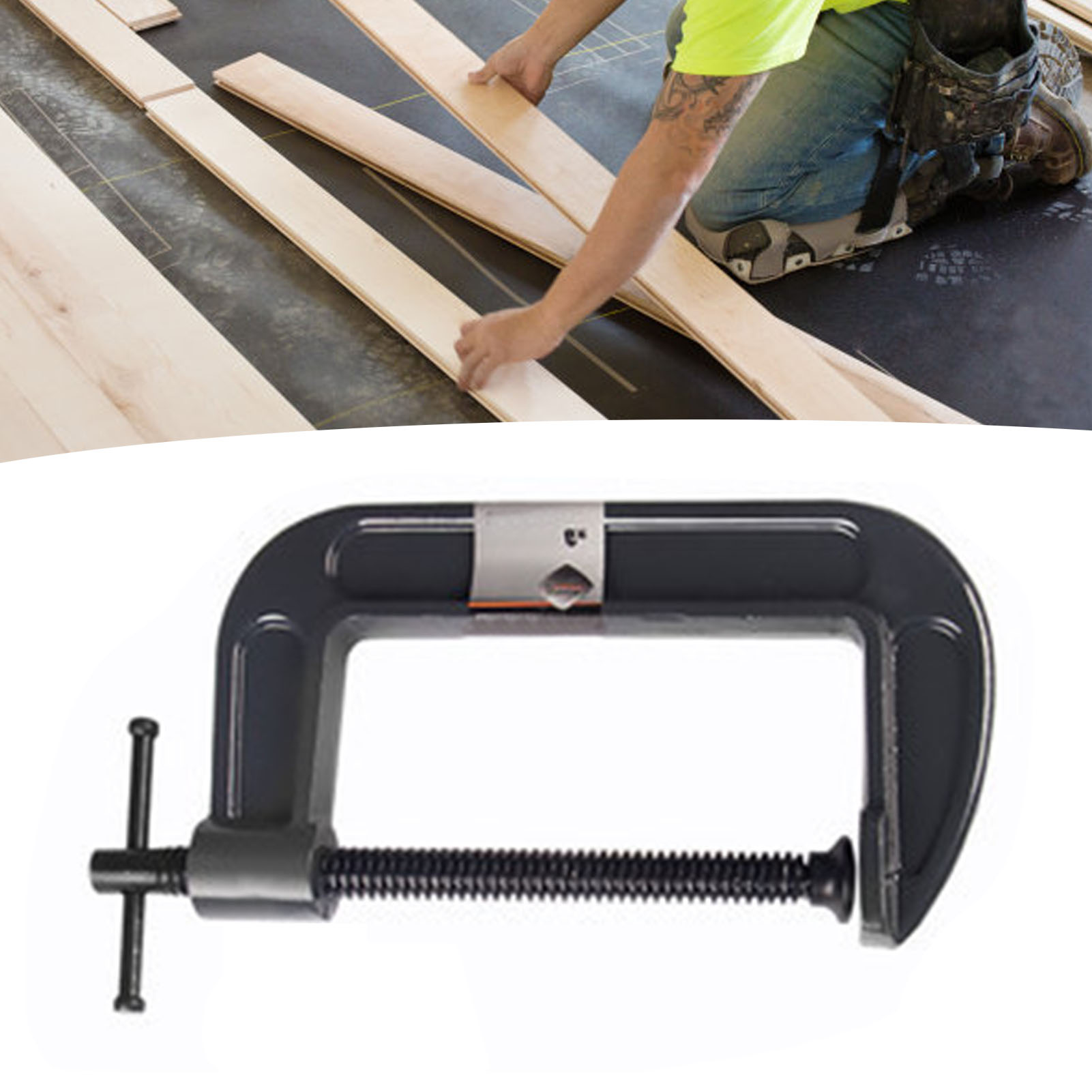 3-zoll-c-klemme, Hochfest, Aus Gusseisen, Spannwerkzeug Für Holzbearbeitung, Heimwerkstatt, Garage, Werkstatt, Industrieprojekte