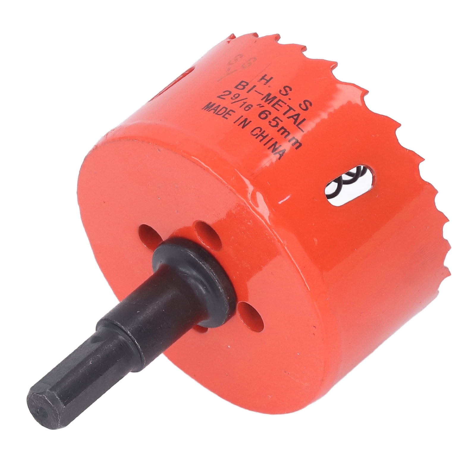 Lochsäge, Bimetall-hss-bohrer Mit Schaft Für Holz Und Pvc, 65 Mm / 2,56 Zoll