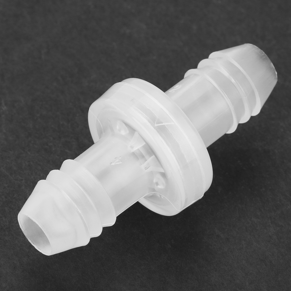 3/8" 10 Mm Einweg-inline-rückschlagventil Für Kraftstoffe, Gase, Flüssigkeiten Und Luft (pp-gehäuse/viton-dichtung)