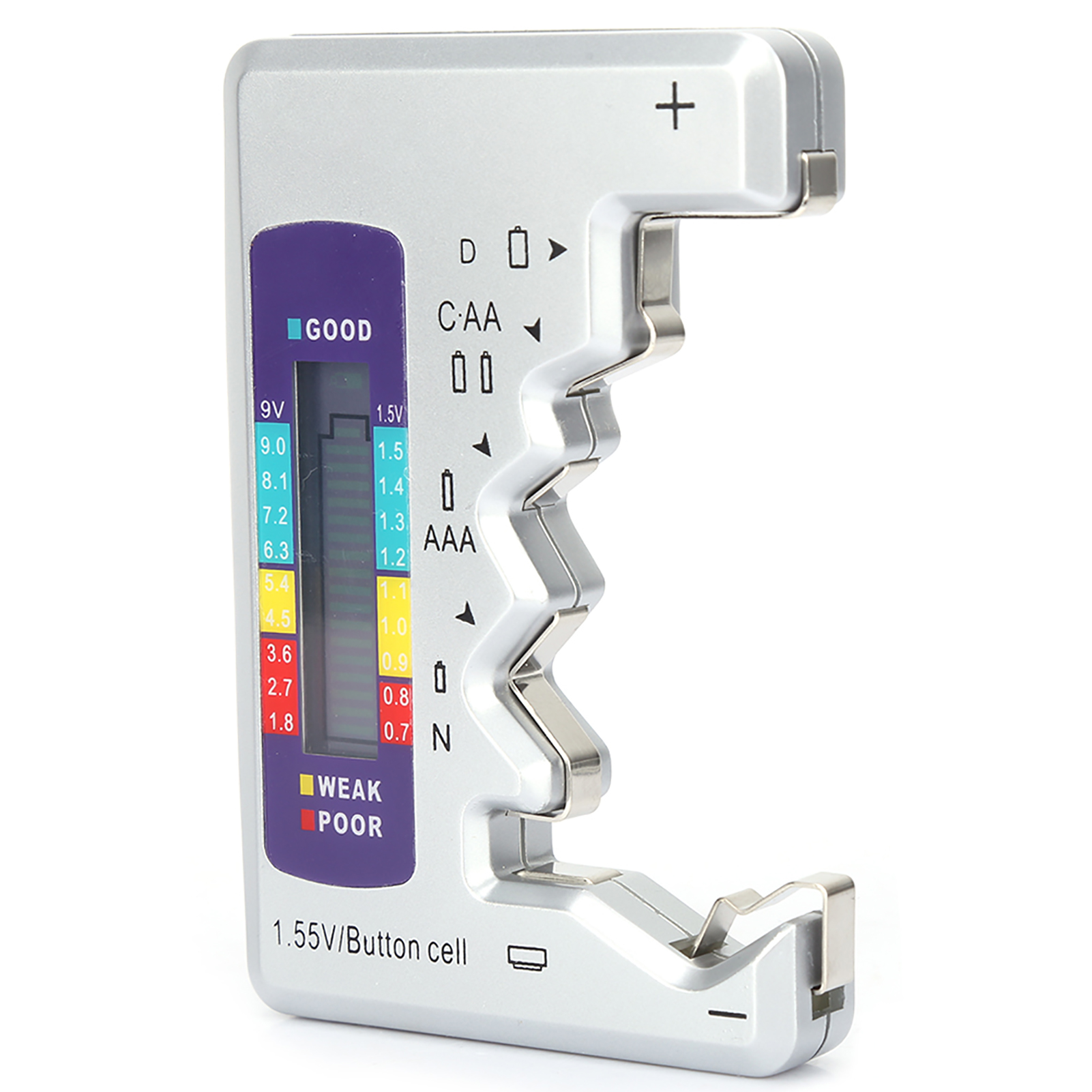Digitaler Batterietester, Batteriekapazitätstester, Messwerkzeug 90 X 60 Mm