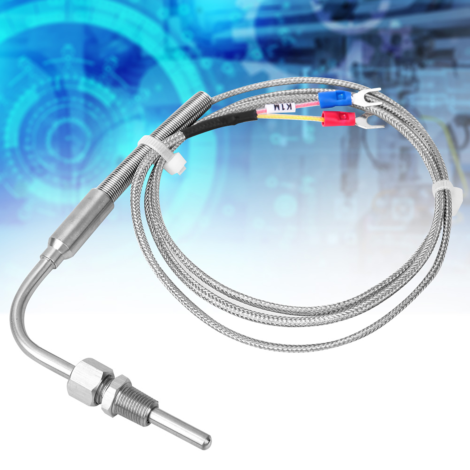 Thermoelement-temperatursensor Typ K, 90°-winkelsensor, Pt1/8-gewinde Mit 1 M Kabel
