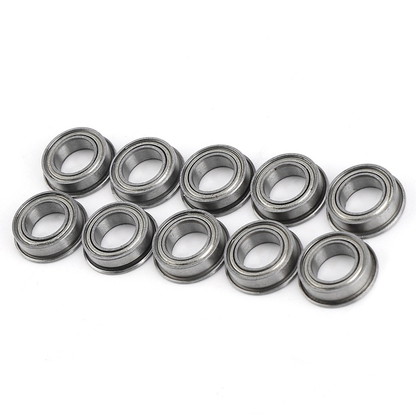 10 Stück Mf106zz Miniatur-metallkugellager Mit Edelstahlflansch Und Metallgehäuse, 6 X 10 X 3 Mm