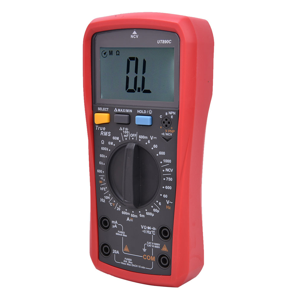 Uni T Ut890c Multifunktions-digitalmultimeter Mit 6000 Zählern, Manueller Bereichsanzeige Und True-rms-messung