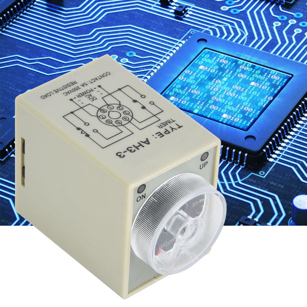 Zeitrelais 30s 8-pin-timer 35mm Din-schiene Für Industrielle Automatisierungssysteme Dc12v