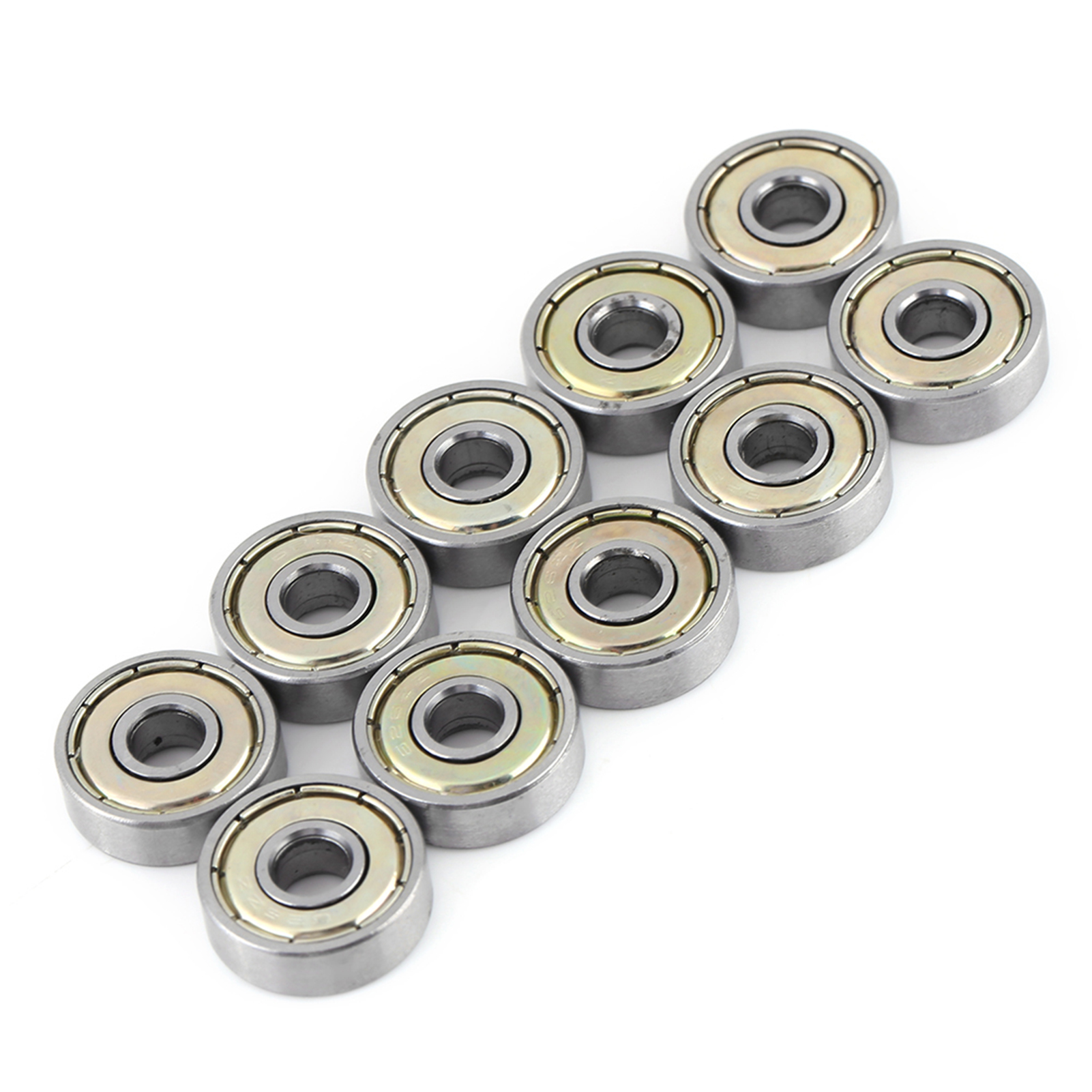 10 Stück Metallgekapselte, Langlebige Und Vielseitige Miniaturkugellager Aus 626zz Kohlenstoffstahl (6x19x6mm).