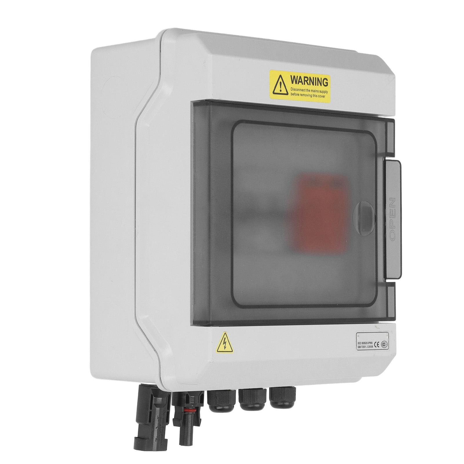 Dc1000v Solarmodul-kombinationskasten (1 Eingang, 1 Ausgang) Mit 15a-sicherung Und 16a-gleichstrom-leistungsschalter Für Stromerzeugungssysteme