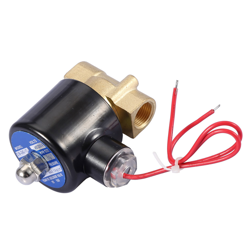 Dn10 Elektromagnetisches 2-wege-magnetventil, Normalerweise Geschlossen, 220 V Ac, 3/8