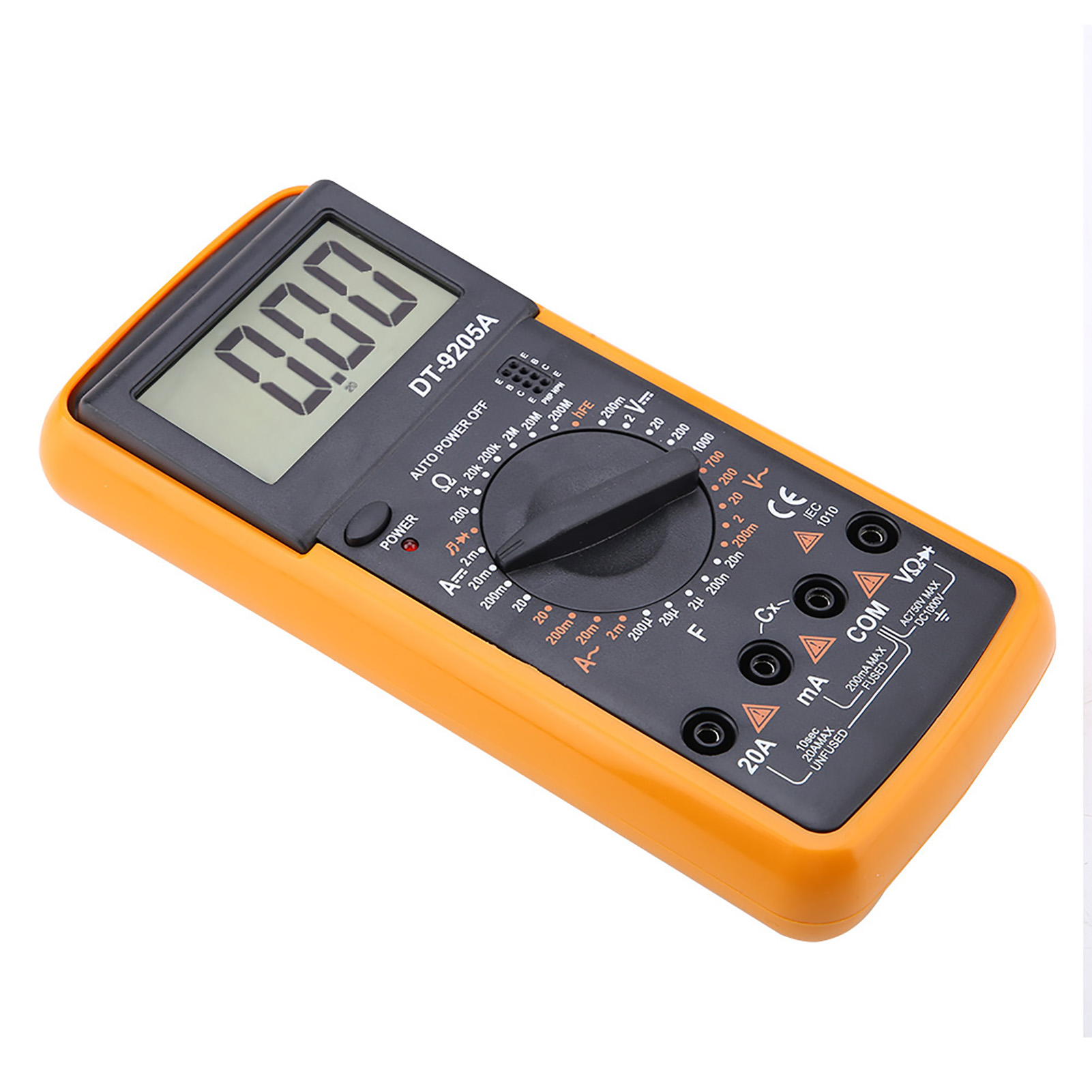 Dt9205a Hand-digitalmultimeter Mit Lcd-anzeige, Ac/dc-widerstands- Und Kapazitätstester