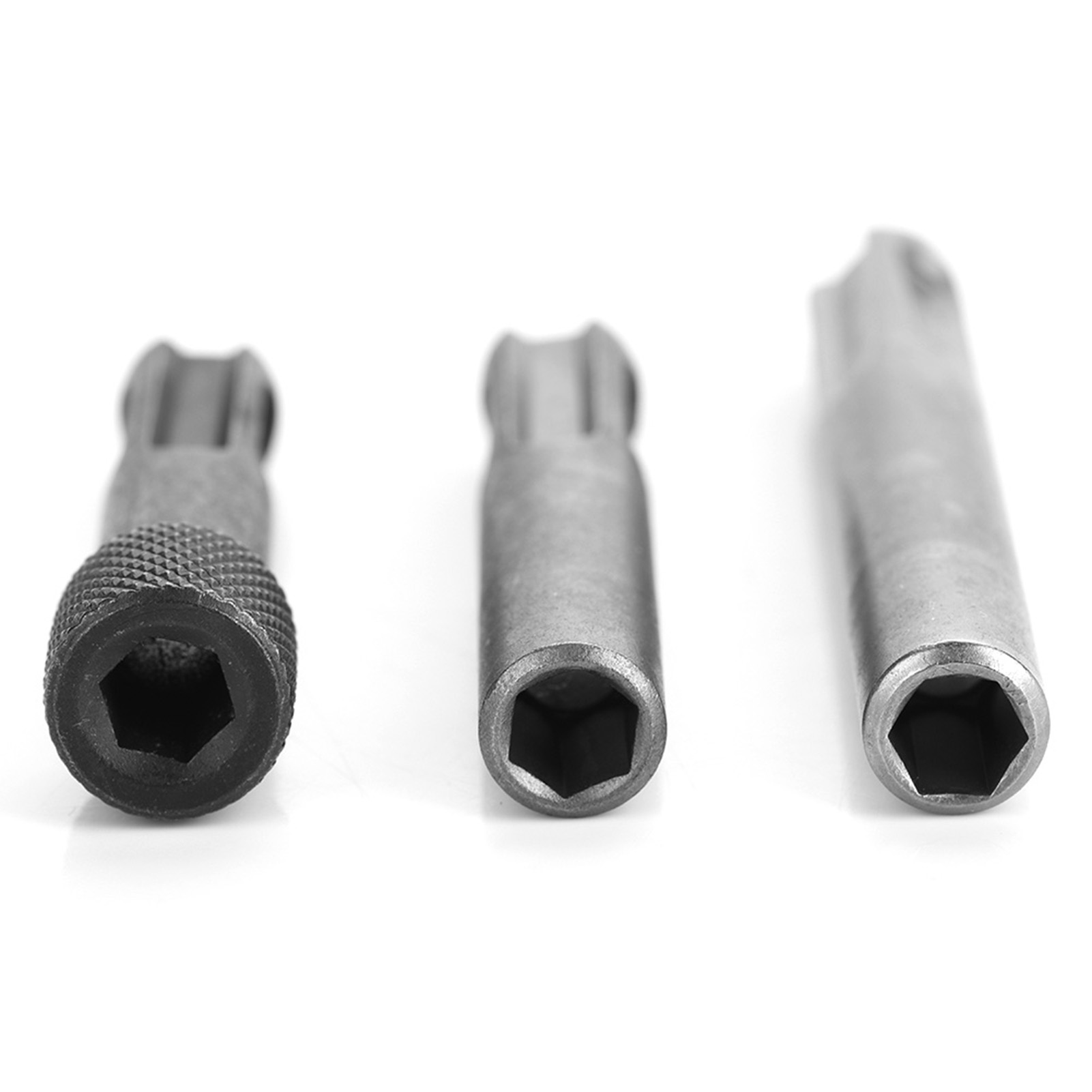 3-teiliges Set 1/4" Sechskant-schraubendreher-bithalter Steckschlüsseladapter Konverter Für Sds-schlagbohrmaschinen