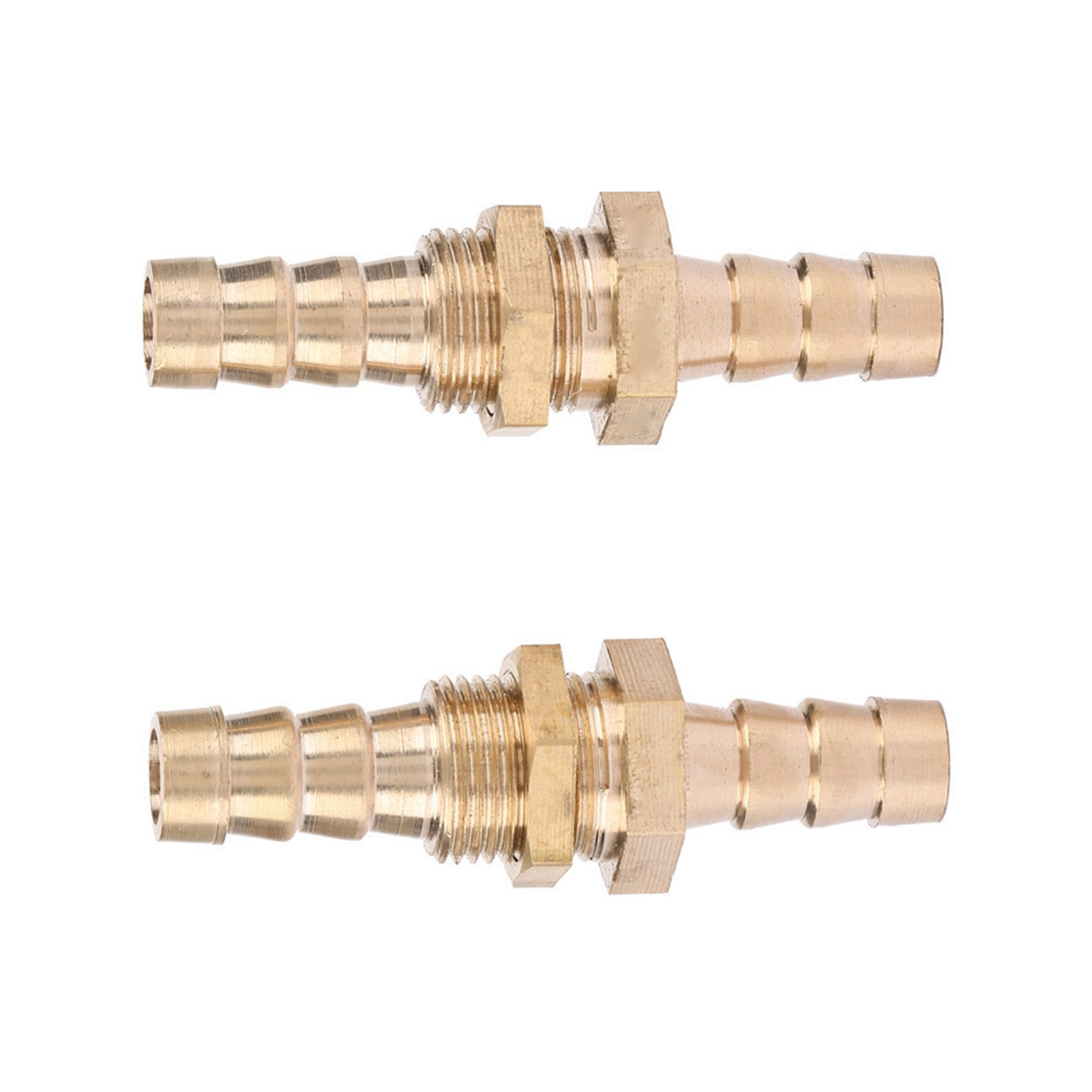 2 Schlauch-/rohrverbinder Aus Messing (10 Mm)