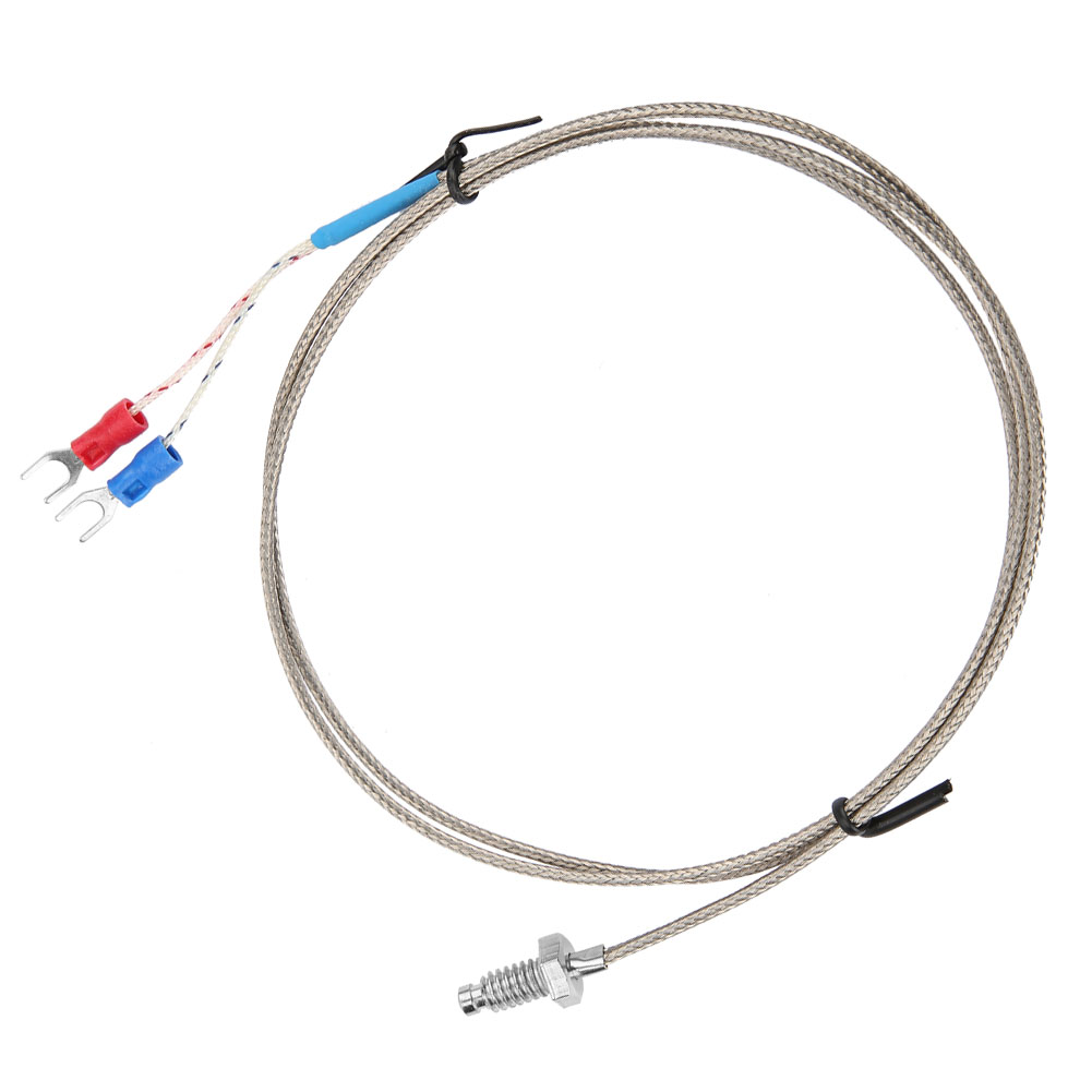 1 M Langes M6 Bsw-schraubgewinde-temperatursensorkabel, Typ K (thermoelement)