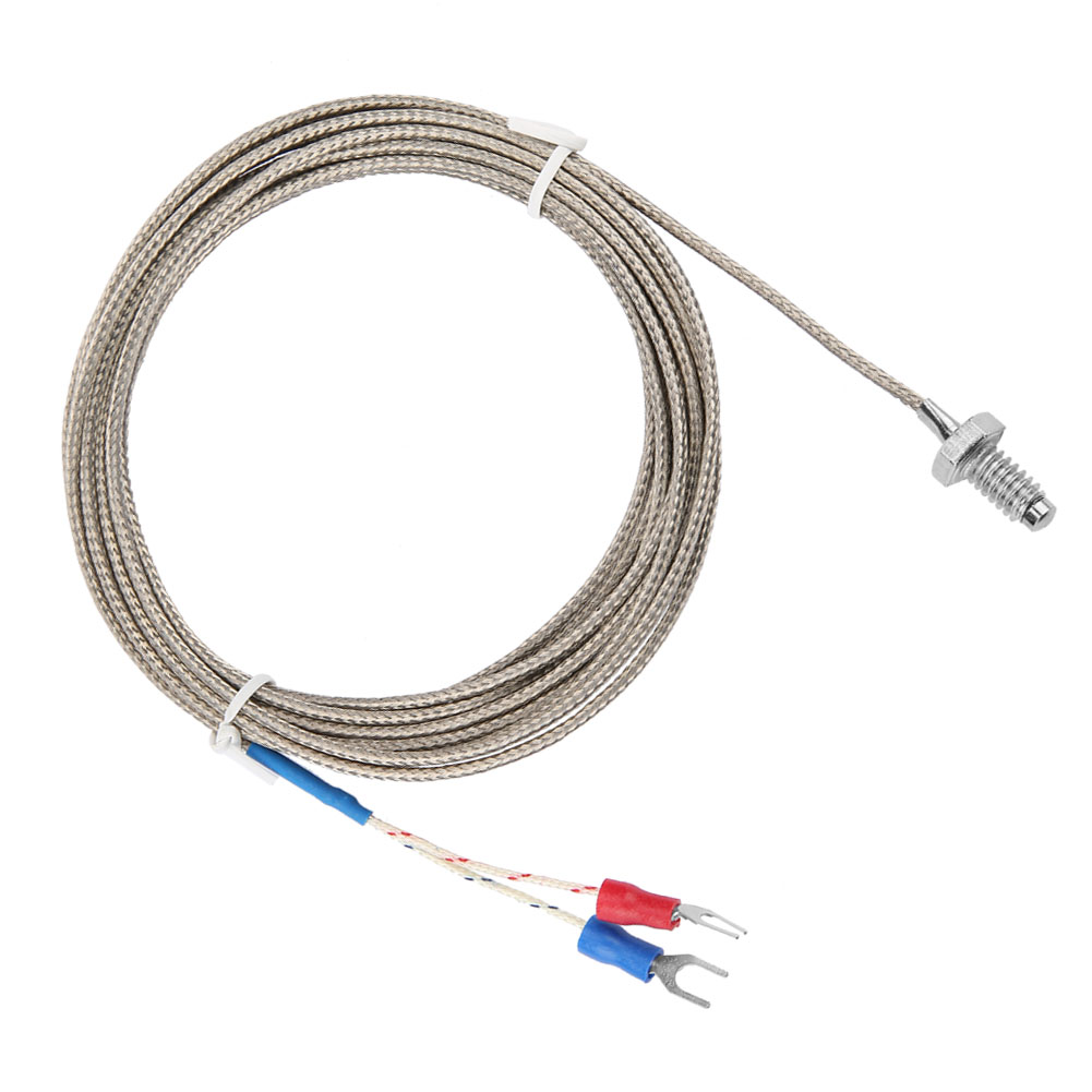 3 M Langes M6 Bsw-schraubgewinde-temperatursensorkabel, Typ K (thermoelement)