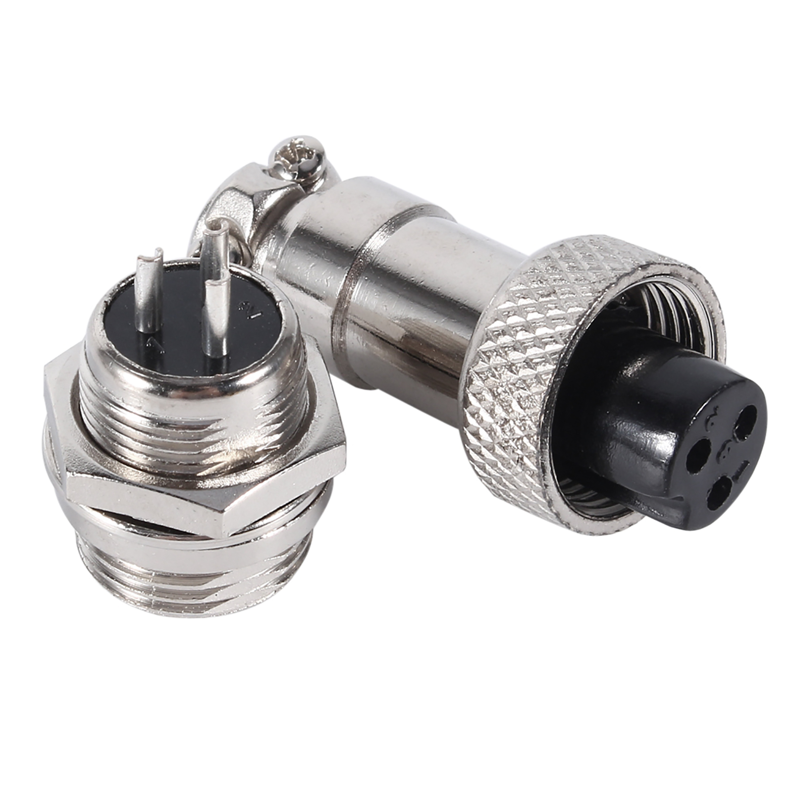 10 Stück Gx12 3-polige 12-mm-luftfahrtstecker (männlich/weiblich) Mit Metallanschluss