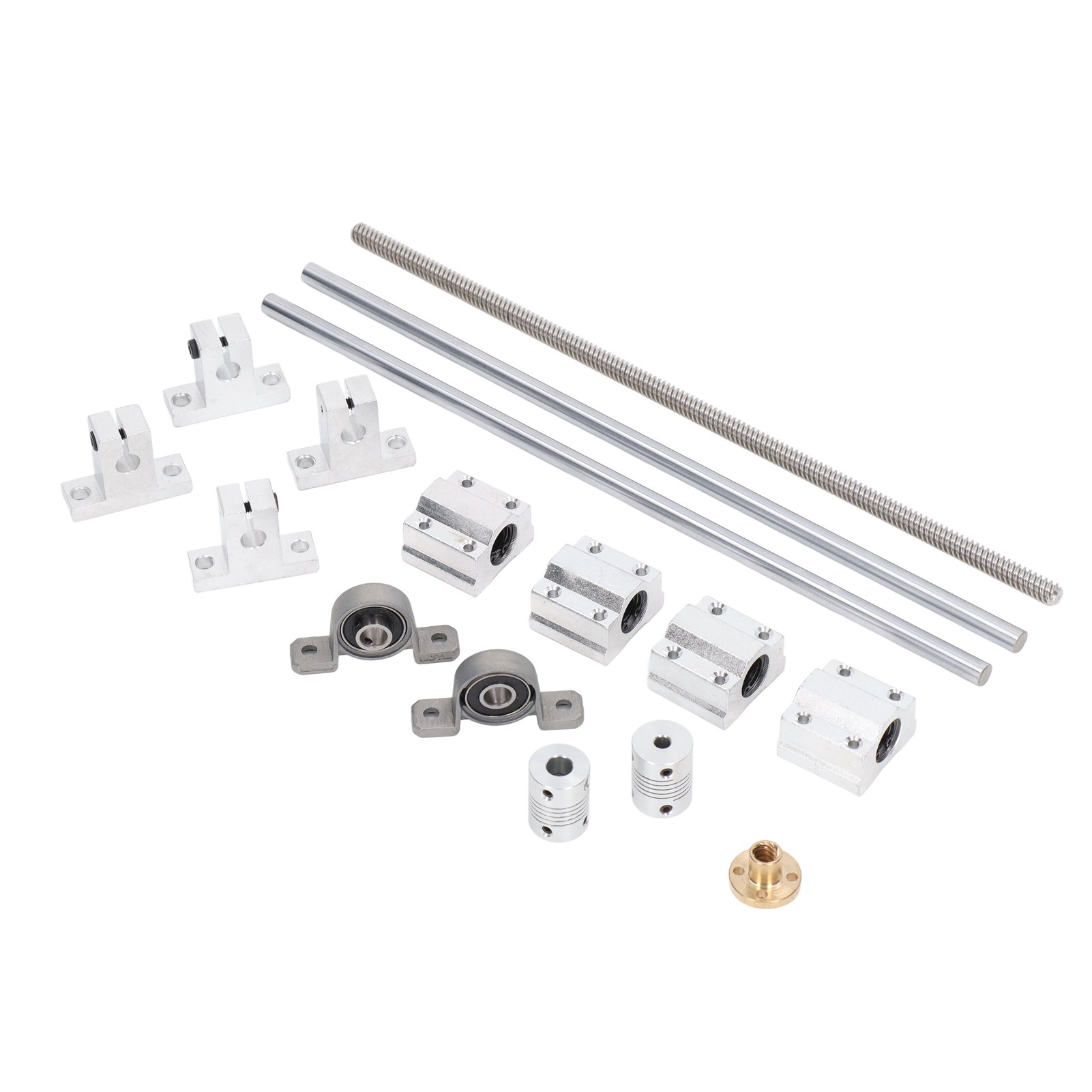 T8-gewindespindelsatz Mit Schalter, Horizontale Optische Achsen, 8-mm-doppelschienen-wellenstützlager, Industriewerkzeug