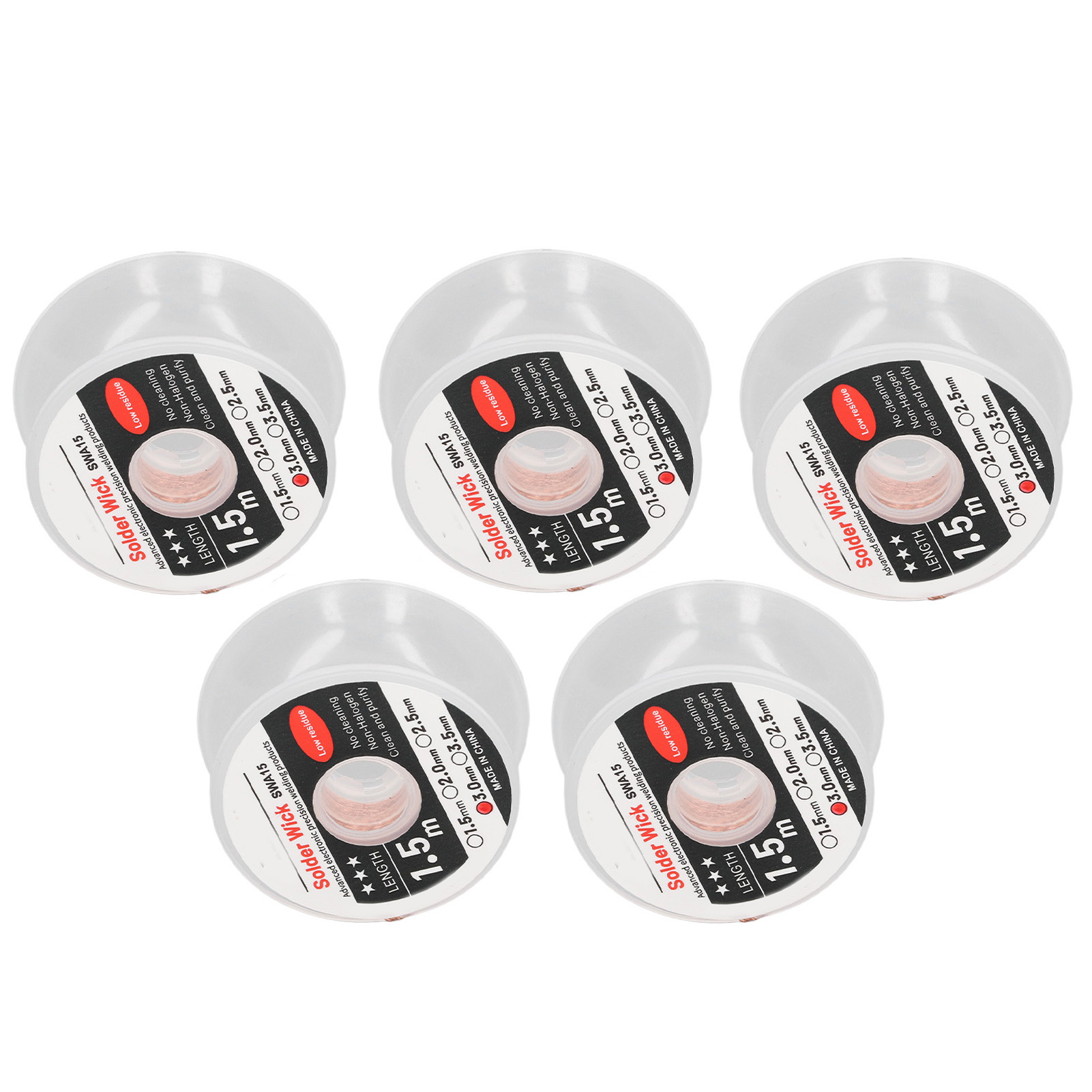 Lötlitzen Für Präzises Löten Von Elektronikbauteilen, Keine Reinigung Erforderlich, Minimale Rückstände, 1,5 Meter, 3,0 Mm