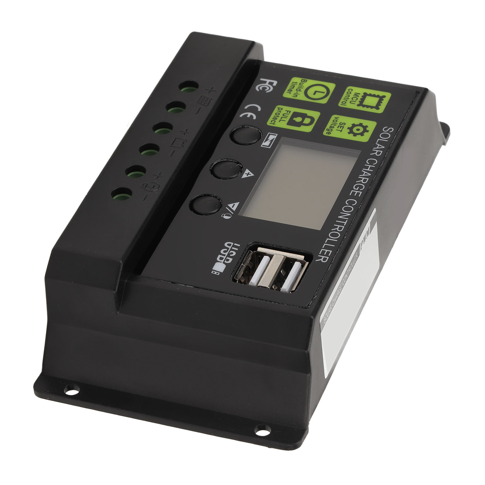 Solarladeregler Mit Pwm-digitalanzeige, Selbsttest, Intelligenter Solarmodulregler, 20 A