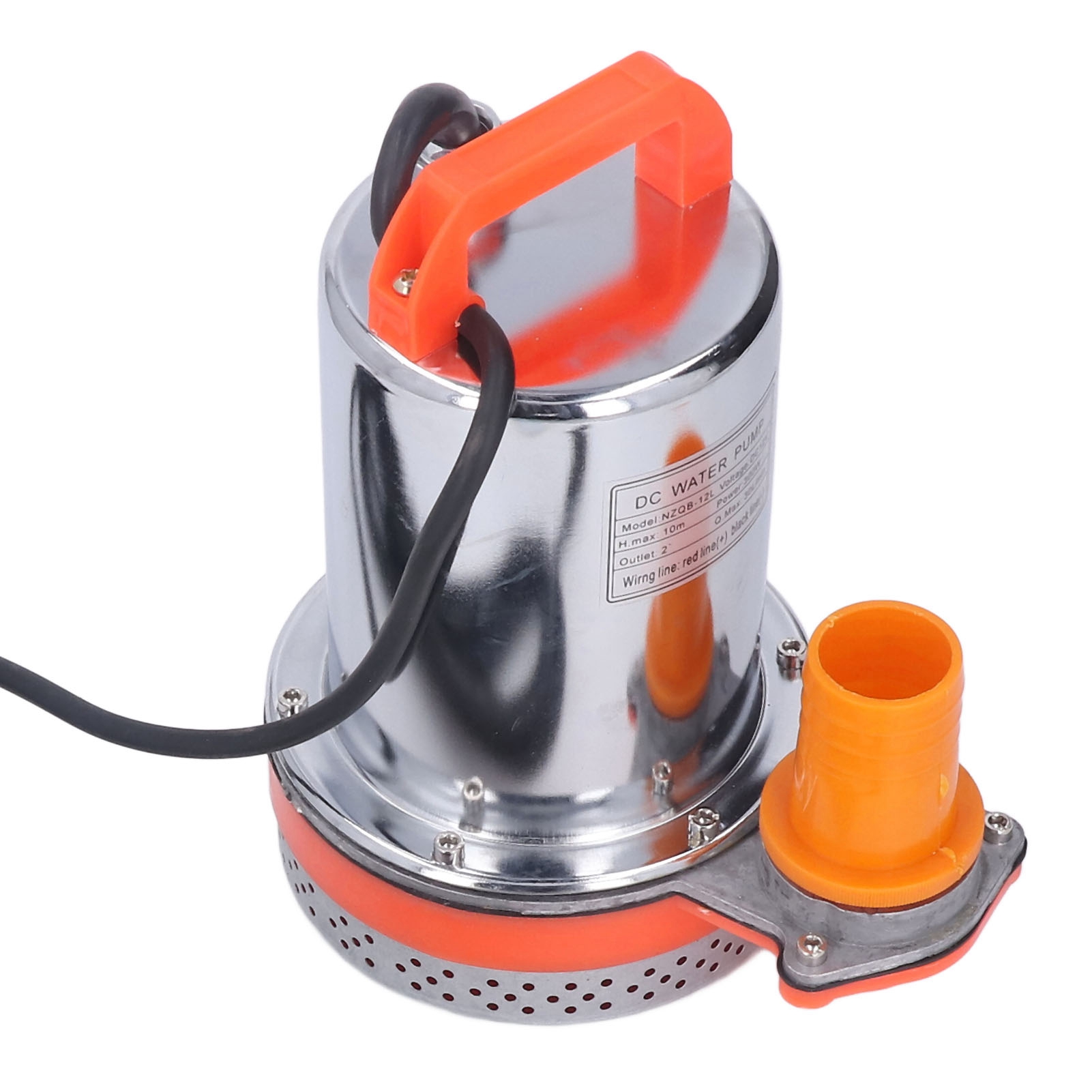 Tauchpumpe Aus Edelstahl Mit Roter Kupferisolierung Für Industrielle Und Landwirtschaftliche Anwendungen, 12 V Dc, 300 W