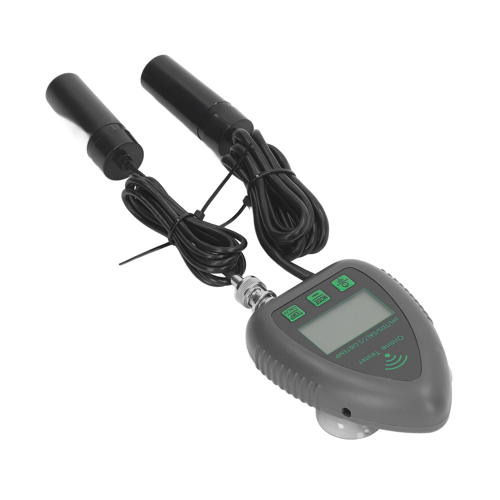 Intelligenter Wasserqualitätstester (5 In 1): Ph-wert, Tds, Salzgehalt, Spezifisches Gewicht, Temperatur - 24-stunden-wlan-überwachung Für Aquarien Und Pools (eu-stecker, 230-240 V)