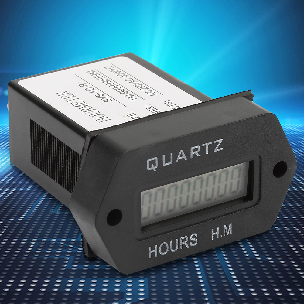Sys1dr Industrieller Digitaltimer Mit Digitalanzeige Und Akkumulationstimer, 100–250 V Ac