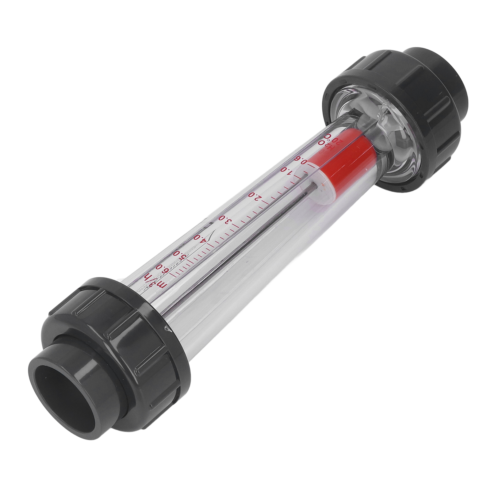 Präzisions-durchflussmesser Für Flüssigkeiten, Abs-kunststoffrohr, Wasserdurchflussmesser 0,6-6 M³/h
