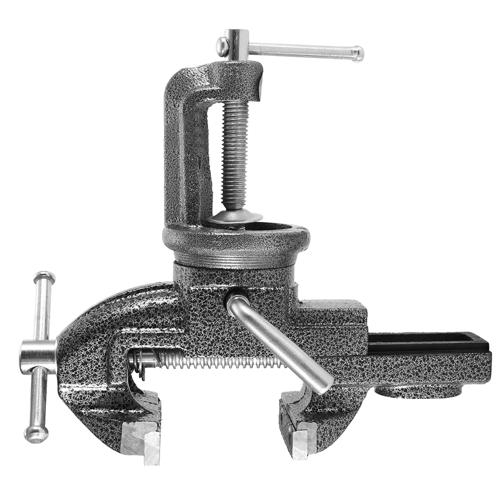 Robuster Schraubstock, Tischklemme, Flachbacken-tischklemme Mit Amboss (70 Mm)