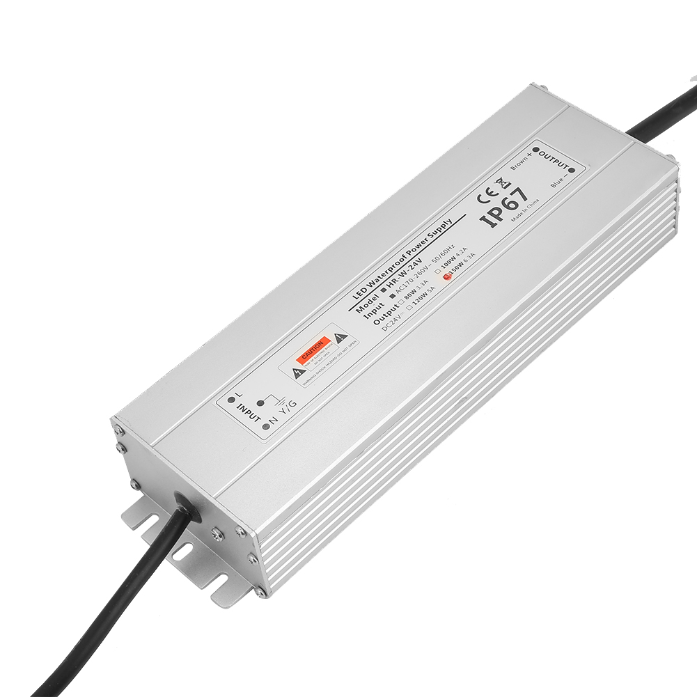 24v 150w 6,25a Led-streifenlicht-netzteil Ip67 Wasserdichter Led-treiber-transformator