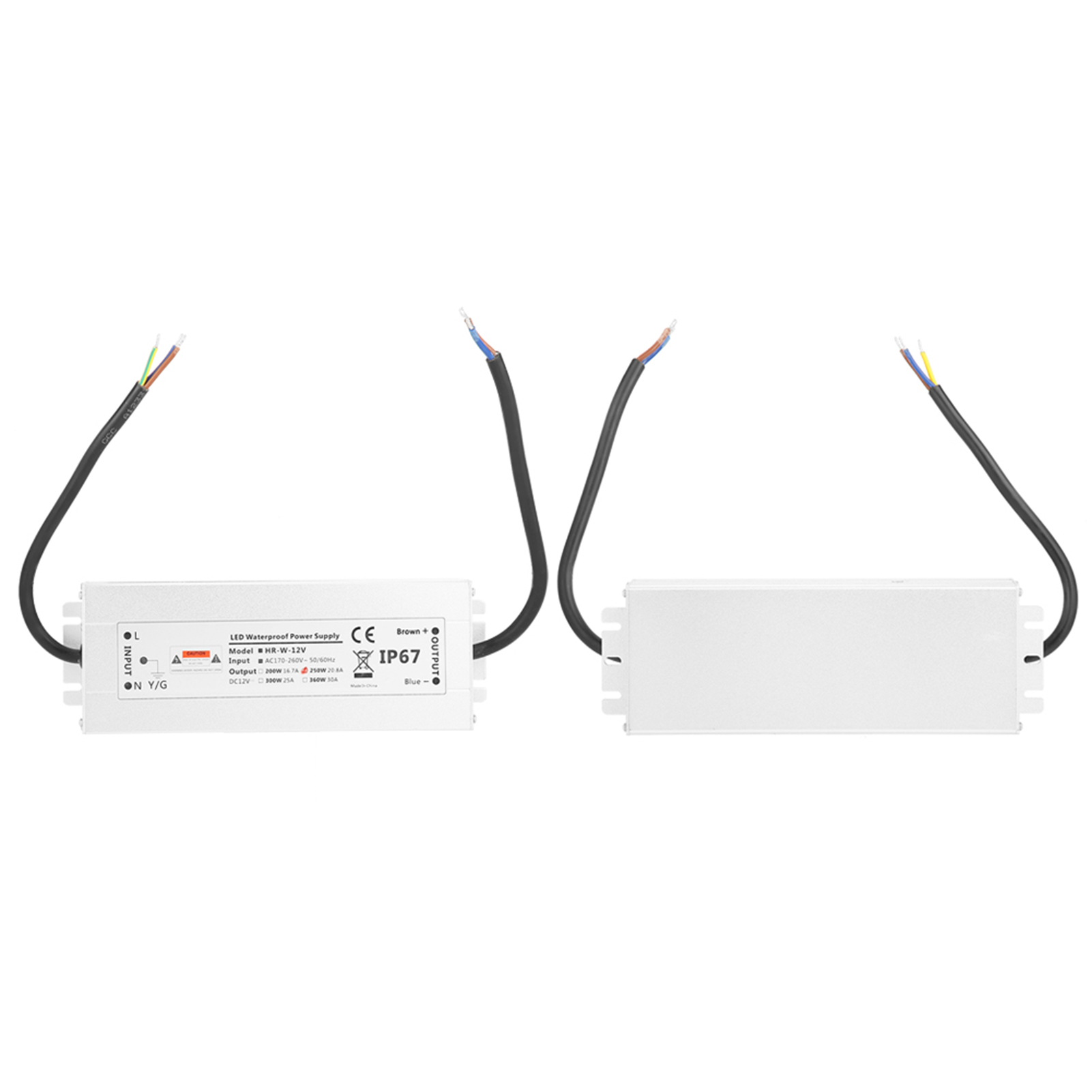250-w-led-netzteil, Ip67 Wasserdichter Led-treiber, Transformator (12 V 20,8 A Hrw-12v 250 W)