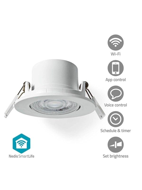 Nedis SmartLife Deckenleuchte Weiß 5,2 cm Durchmesser