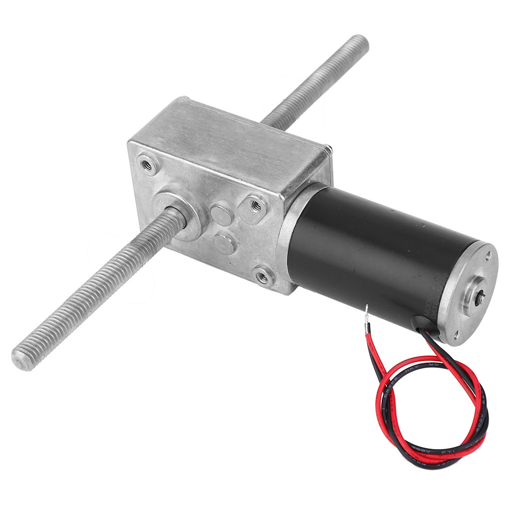 24v Doppelwellen-metallgetriebe-turbo-schneckengetriebemotor, M8, Rechtsgewinde (200)