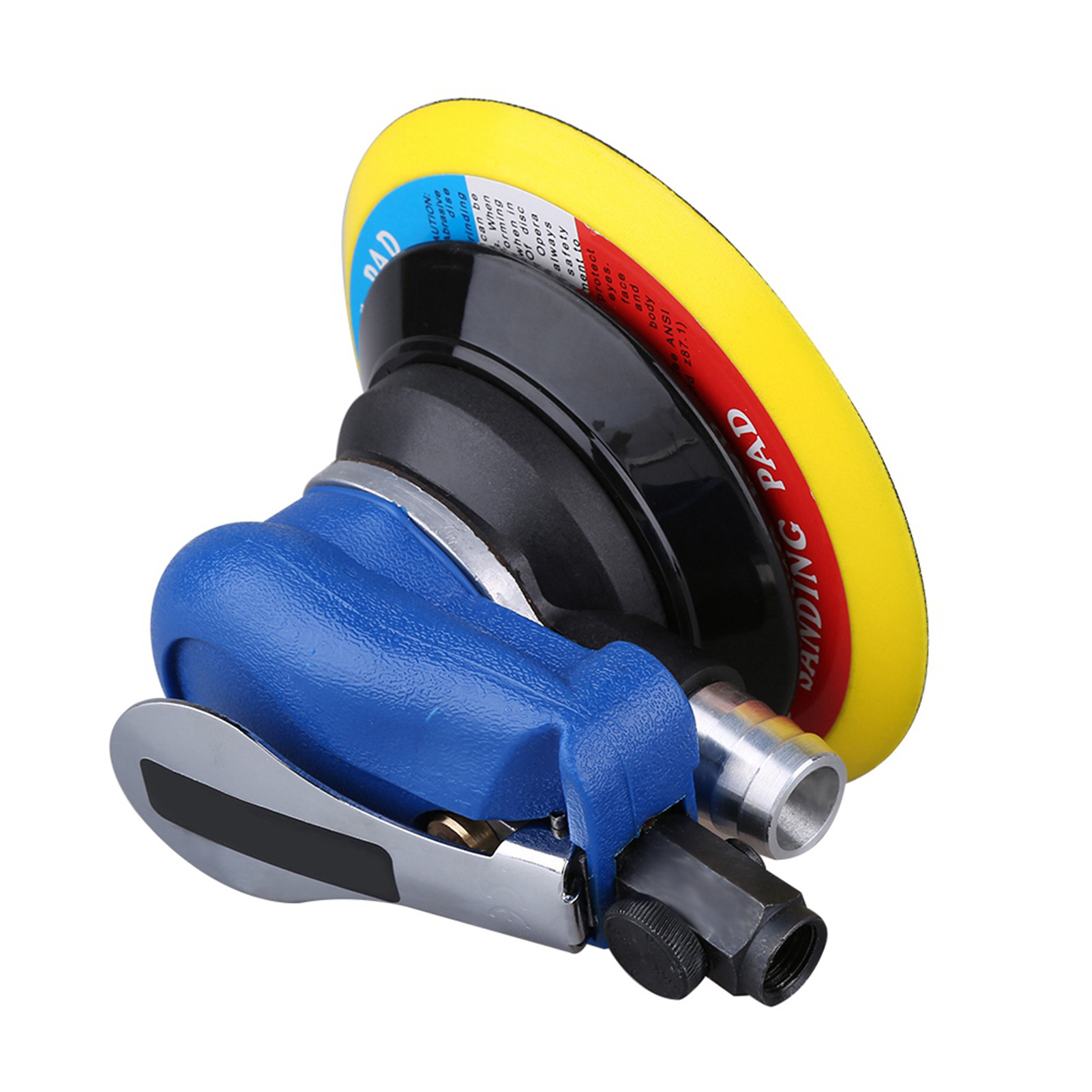 Einteiliger Pneumatischer Exzenterschleifer Für 150-mm-schleifscheiben (6 Zoll) Mit Staubabsaugschlauch
