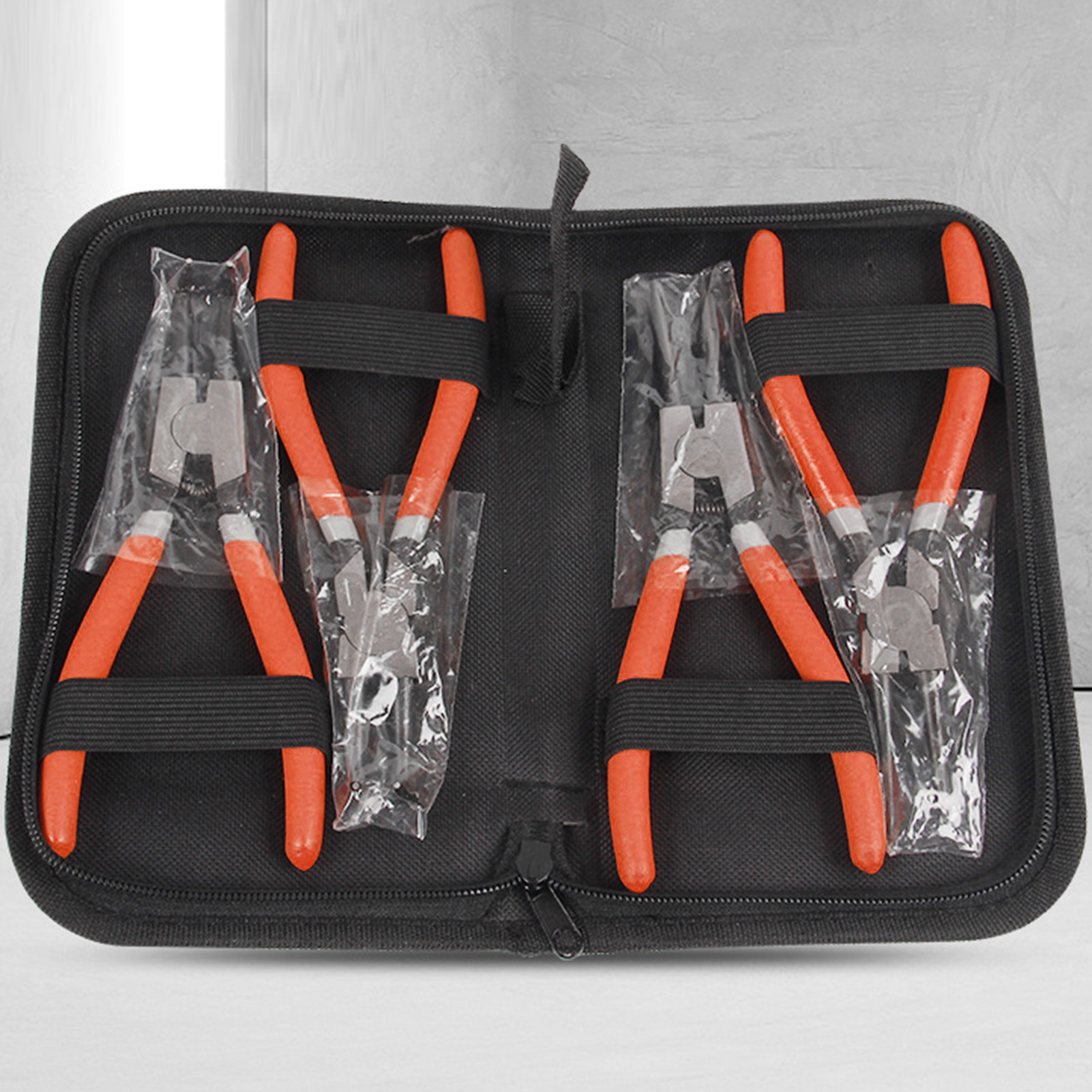 4-teilige Sprengringzange Mit Ergonomischem Griff, Industriewerkzeug