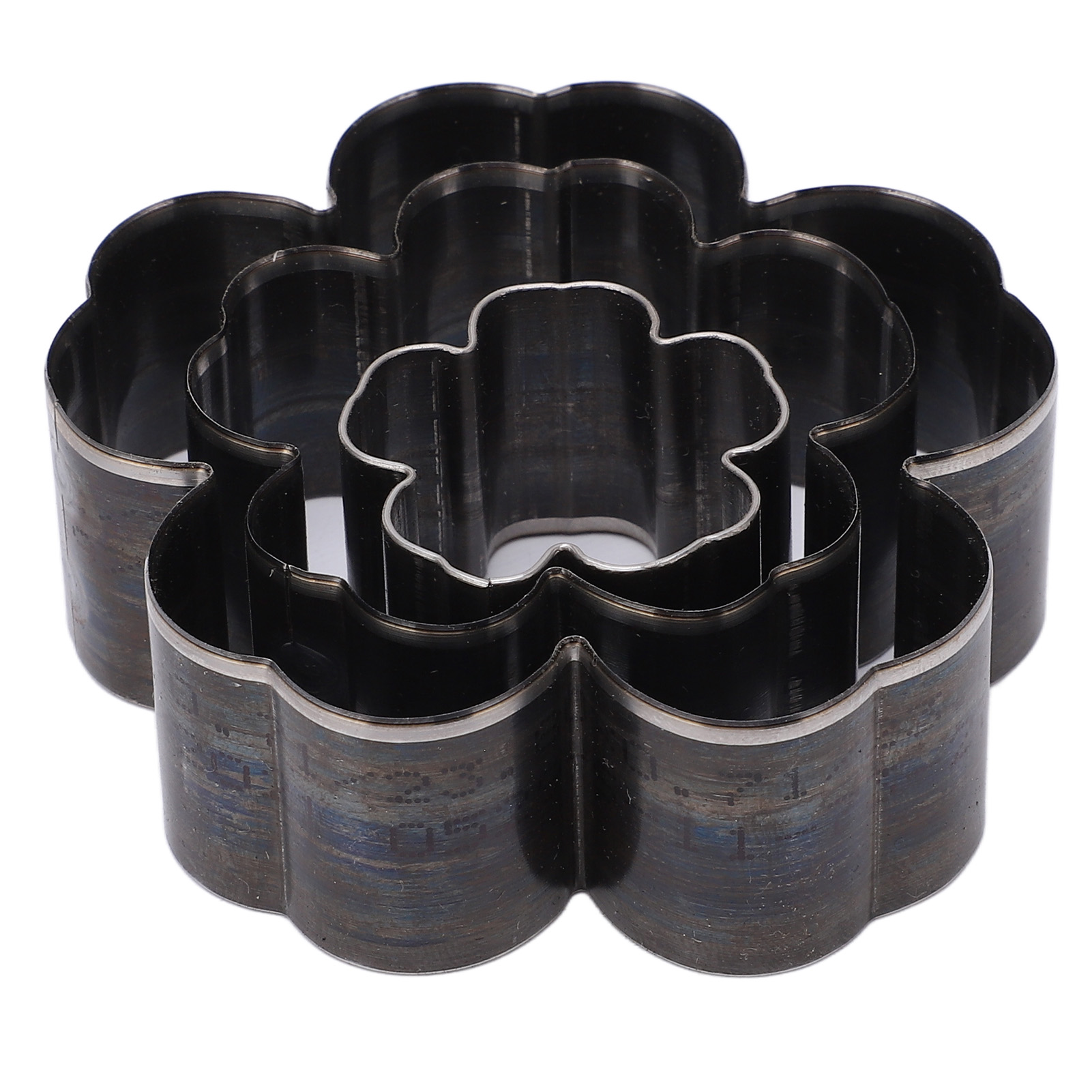 3-teiliges Blumenschneider-set Aus Legiertem Stahl, Scharfe Hohlwerkzeuge (1,2 Zoll, 2 Zoll Und 2,8 Zoll) Für Handgefertigte Lederprodukte