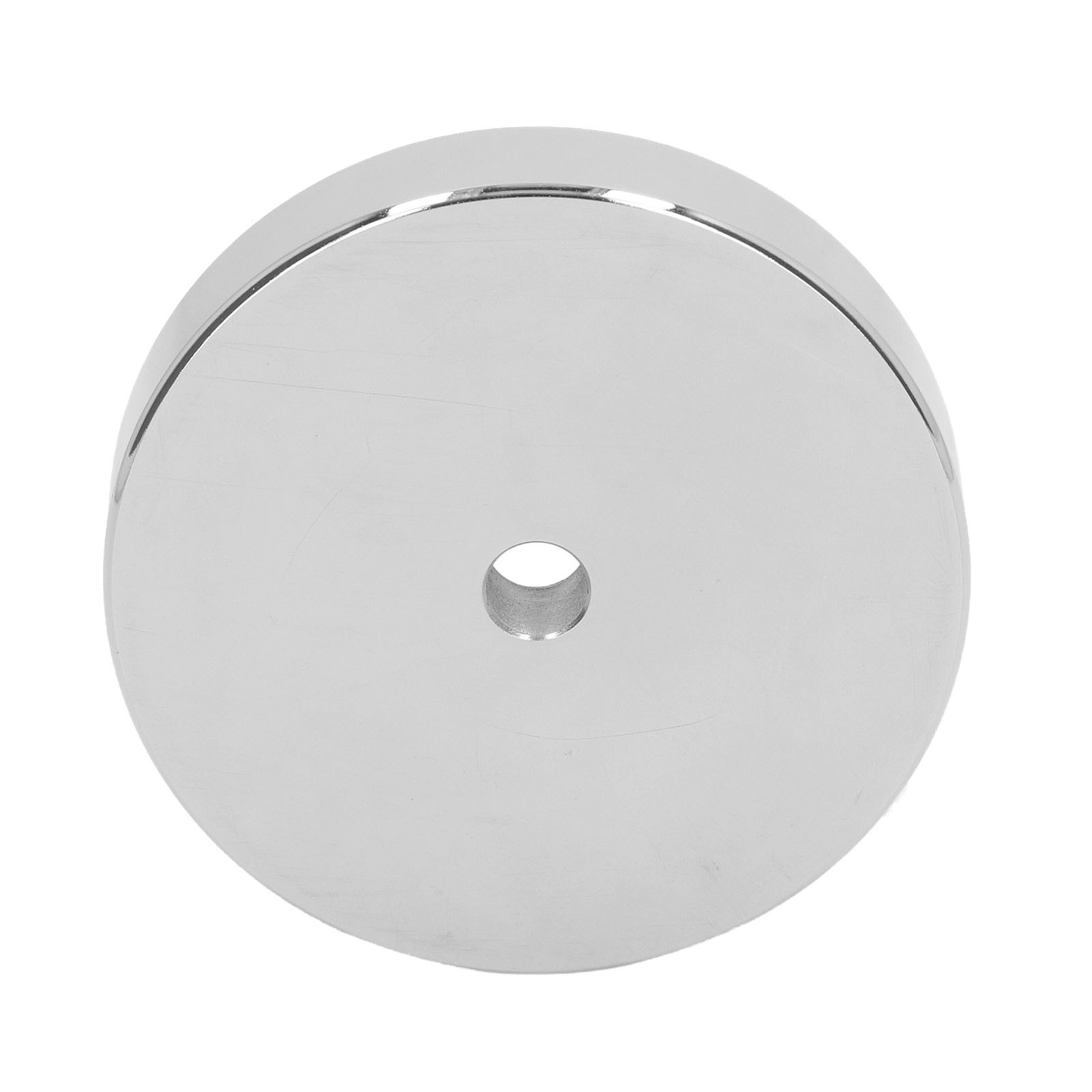 2 Neodym-topfmagnete, Edelstahlhülse, Vernickelt, Eingebetteter Scheibenmagnet, 250 Kg