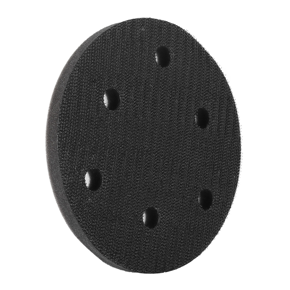 Weicher Polierschwamm Mit 125 Mm Durchmesser Zwischen Den Schleifpads (6 Löcher)