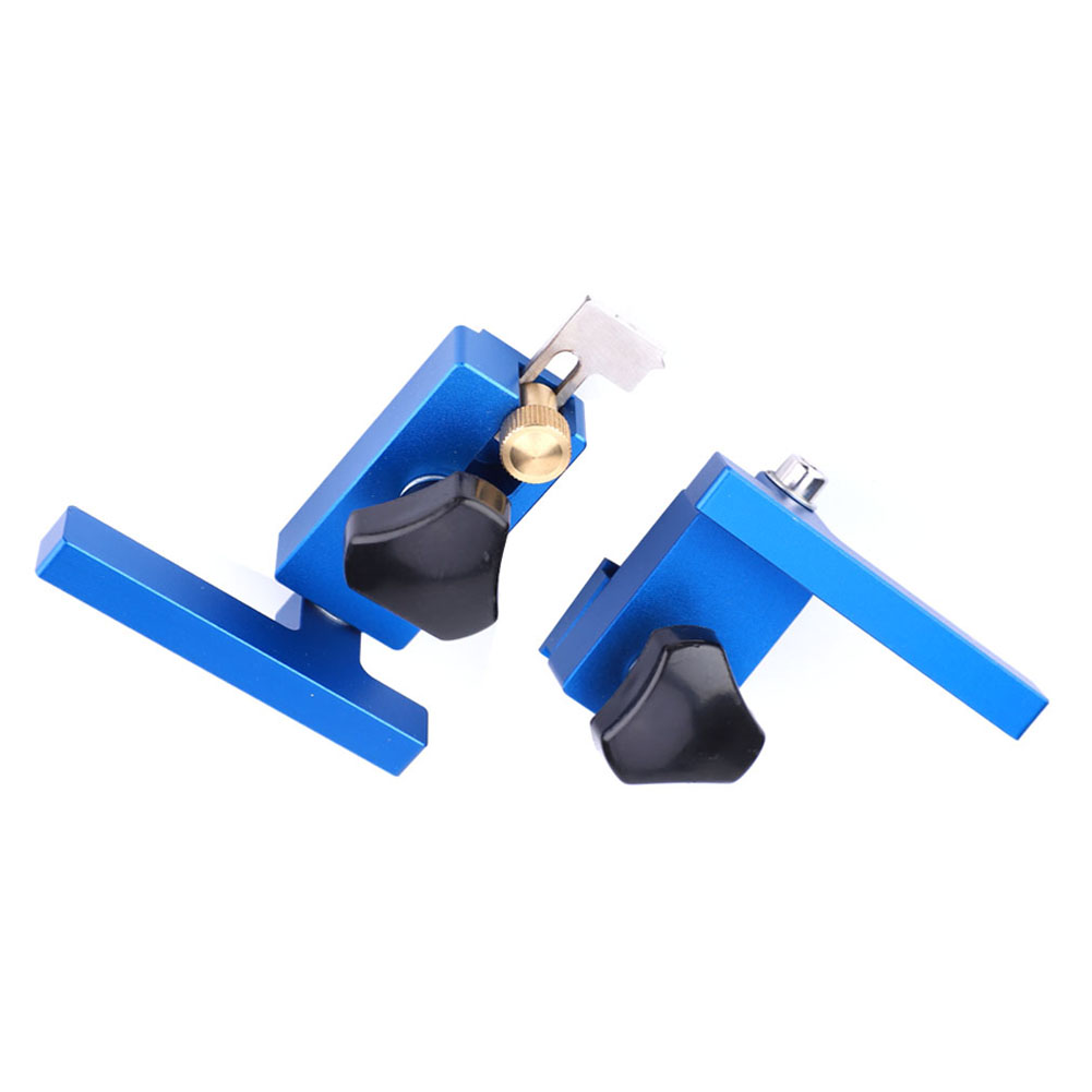 Klappbarer Zaunstopper Für Die Holzbearbeitung 30/45 Aluminiumlegierung T-nut-anschlagwerkzeug (30+45)