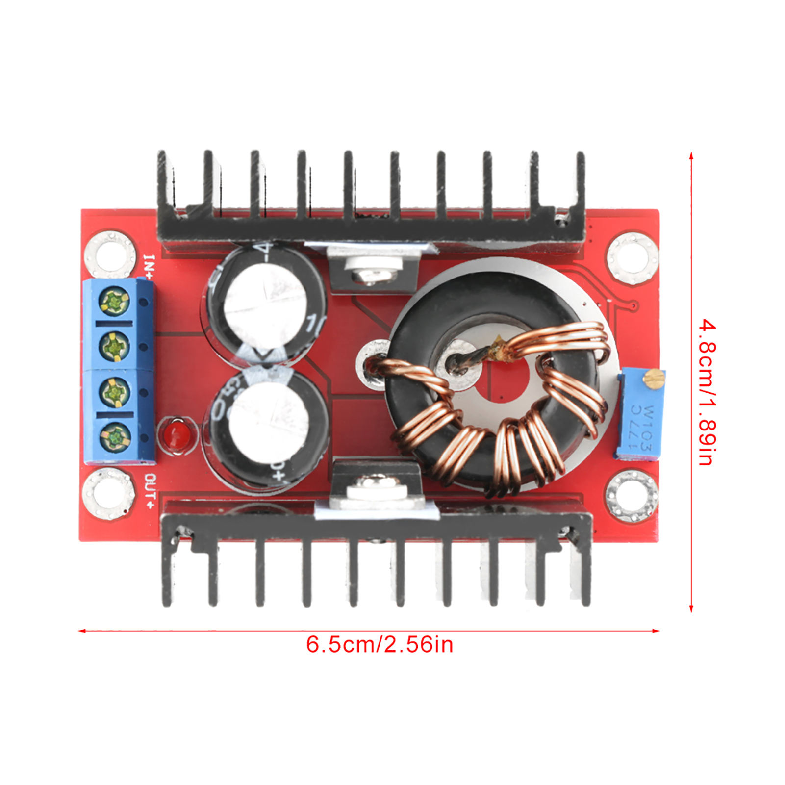 150-w-dc/dc-aufwärtswandler, Einstellbares Spannungsmodul, 12–32 V Auf 12–35 V