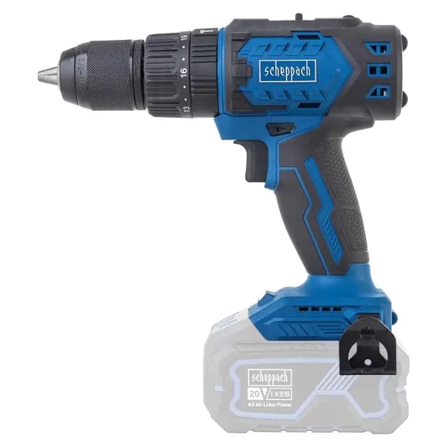 Schlagbohrschrauber burstenloser 20V ohne Akku ixes Scheppach bc-cd60-x