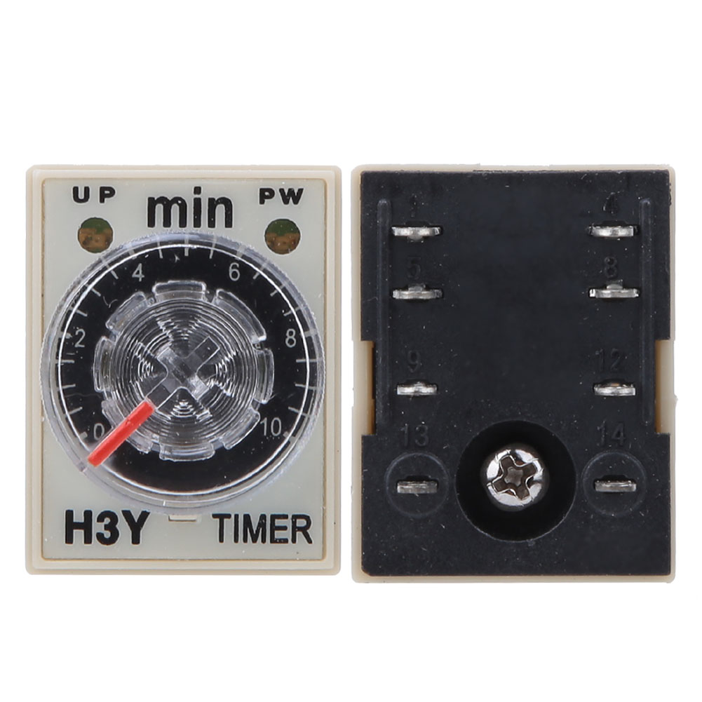 Zeitrelais H3y-2, 8-polig, Hohe Genauigkeit, Für Haushaltsgeräte, 0–10 Minuten, 12 V Dc